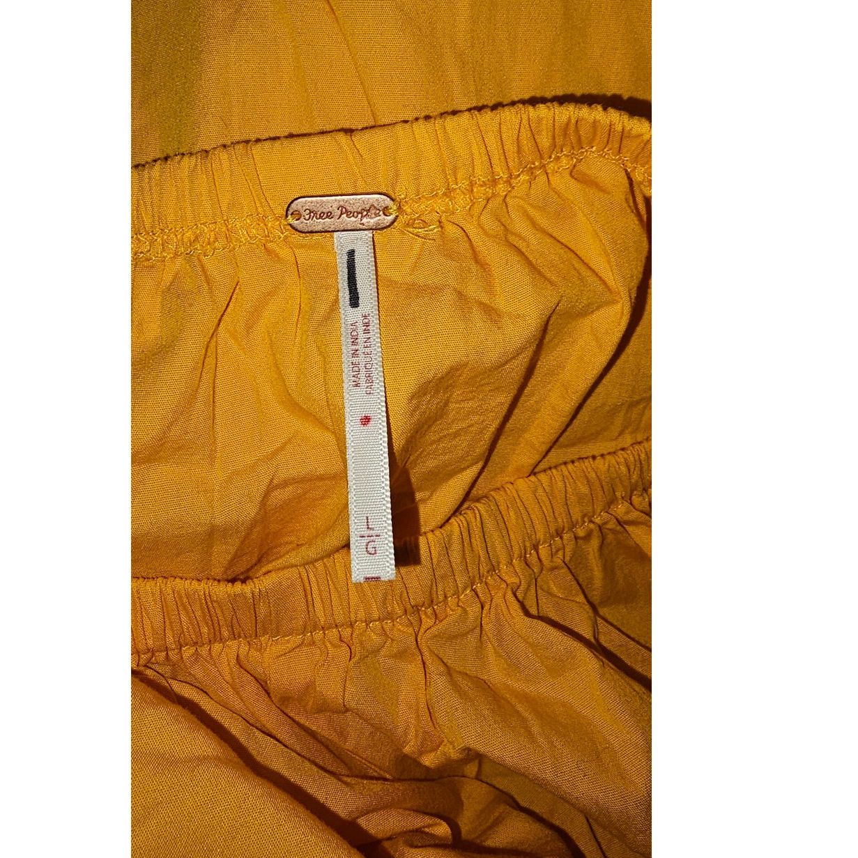 New Free-est Moonlight Midi Dress $78 LARGE Orange Cutout