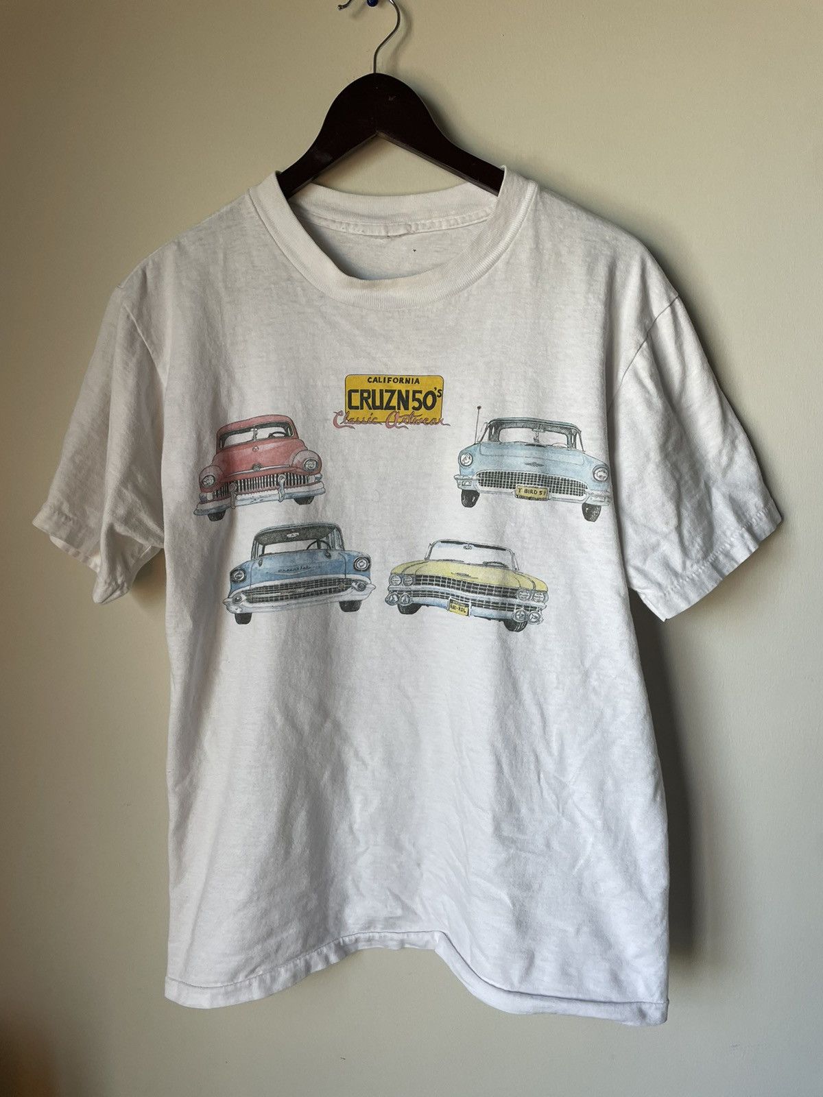 Vintage Vintage 90s cruising 50s muscle car tee Size US M / EU 48-50 / 2 - 1 Thumbnail