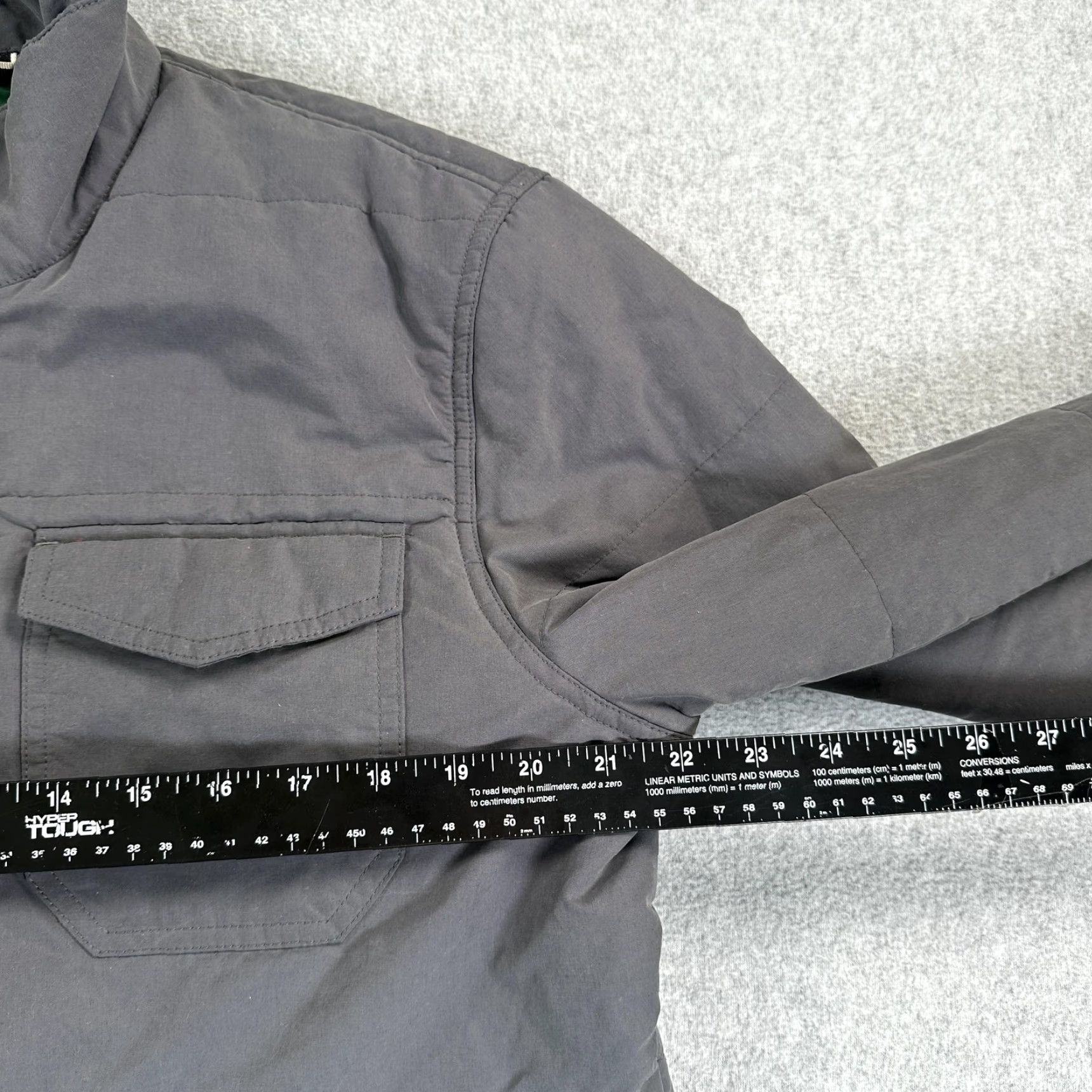 Vintage Aether Mens Jacket Puffer Gray Regular M Insulated Nylon Full Zip Pockets Lined Size US M / EU 48-50 / 2 - 7 Thumbnail