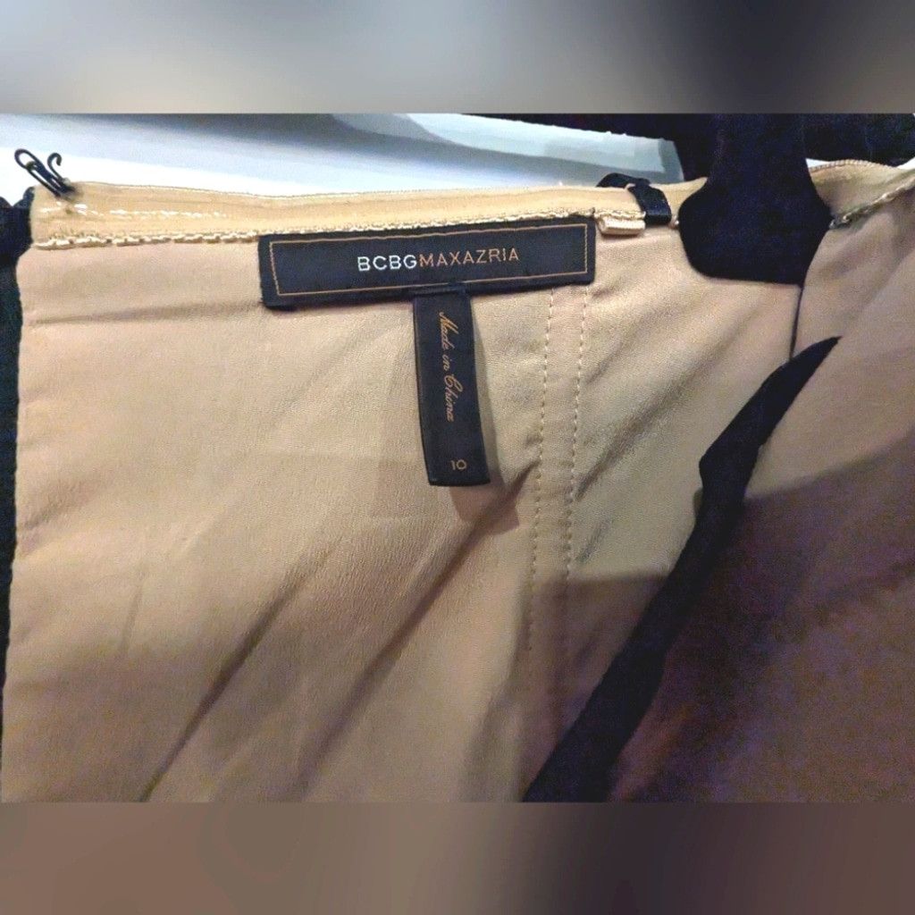 Bcbgmaxazria BCBG Max Azaria Black Strapless Cocktail Dress w/Pockets! Size L / US 10 / IT 46 - 12 Thumbnail