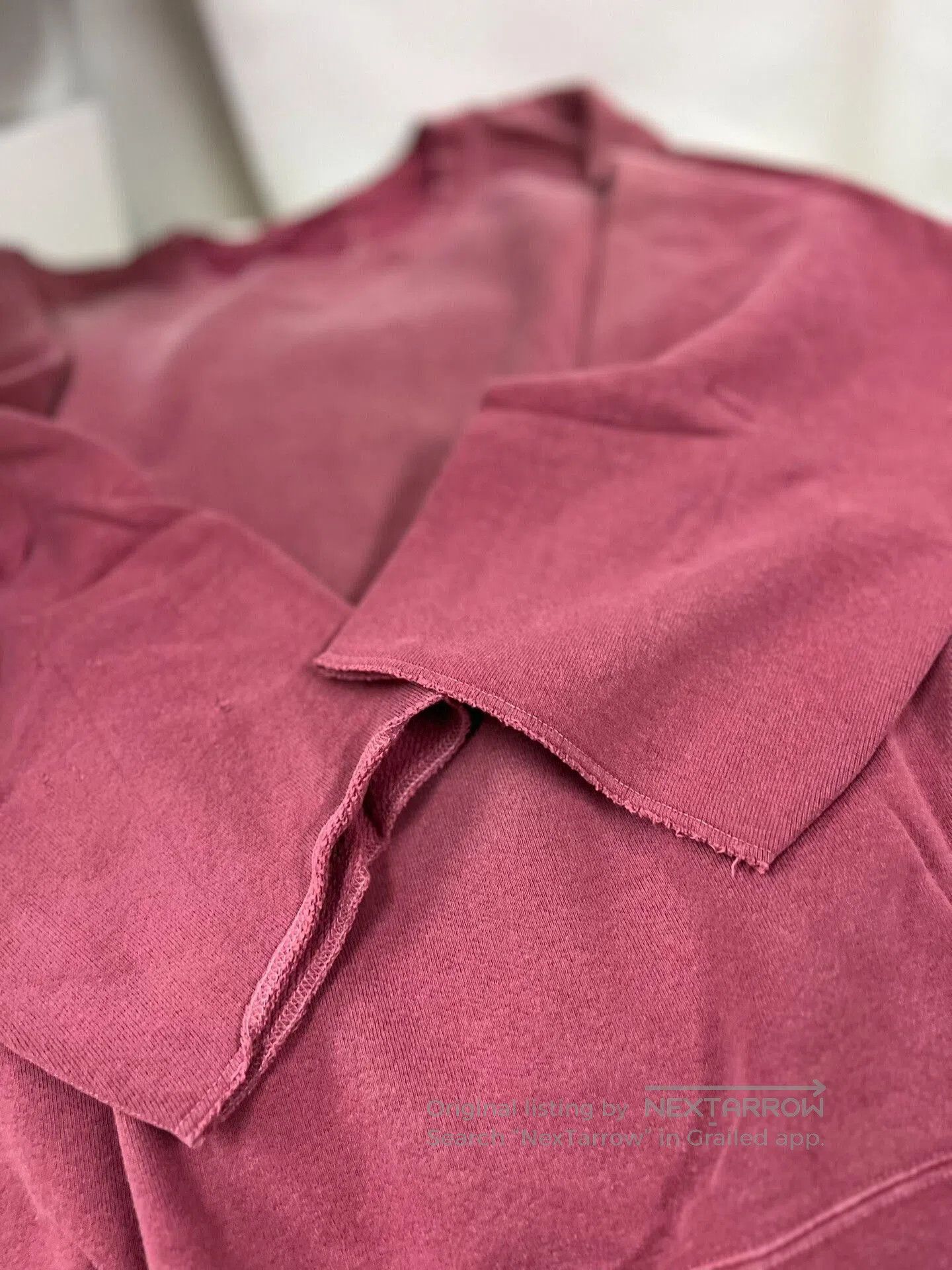 Visvim VISVIM Amplus Sweat 3/4 Crash Red. Size US XL / EU 56 / 4 - 4 Thumbnail