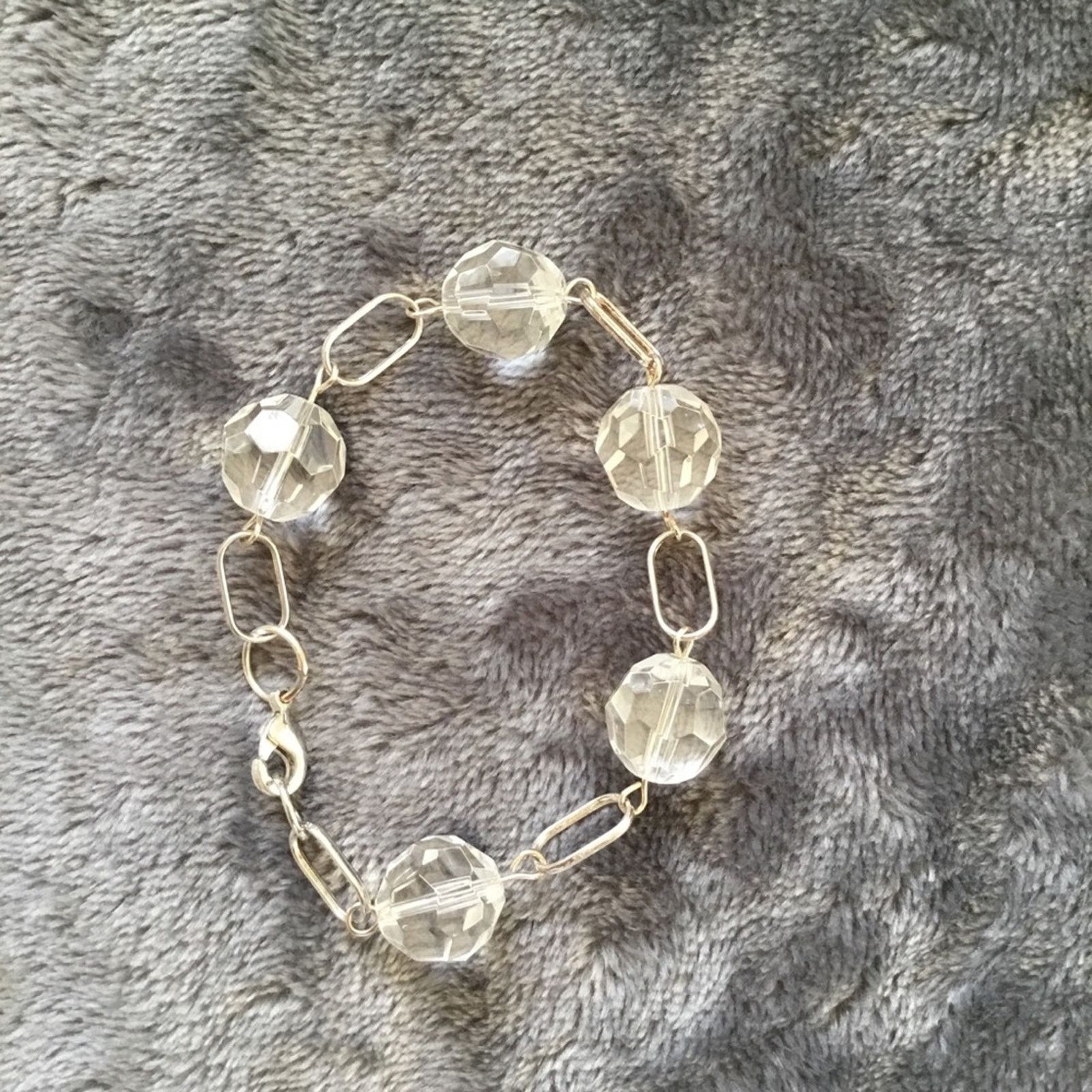 Other Silver Oval Chain-link Crystals Set Size ONE SIZE - 3 Thumbnail