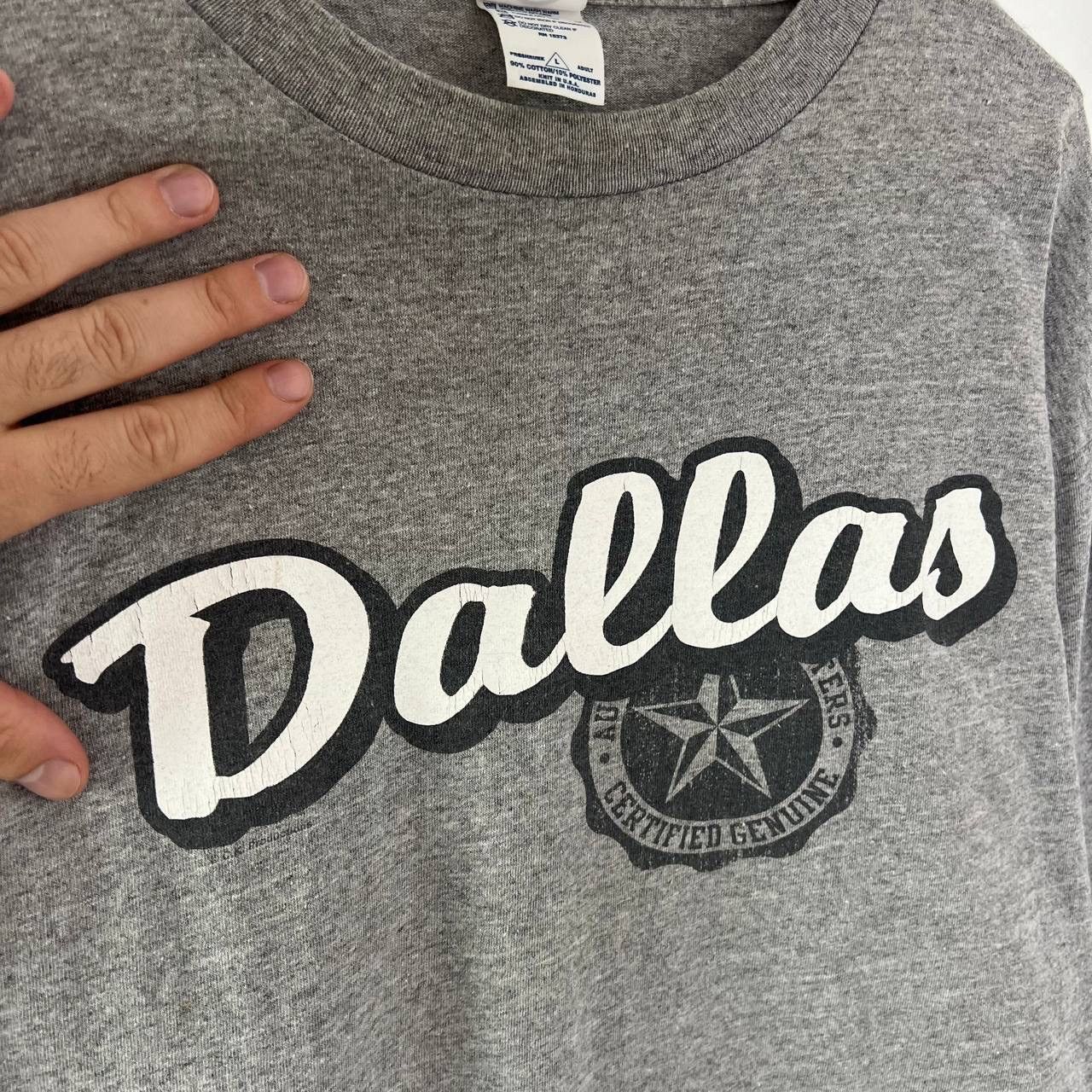 Vintage Vintage Y2K Dallas USA Jersey Long Sleeve Size US L / EU 52-54 / 3 - 3 Thumbnail