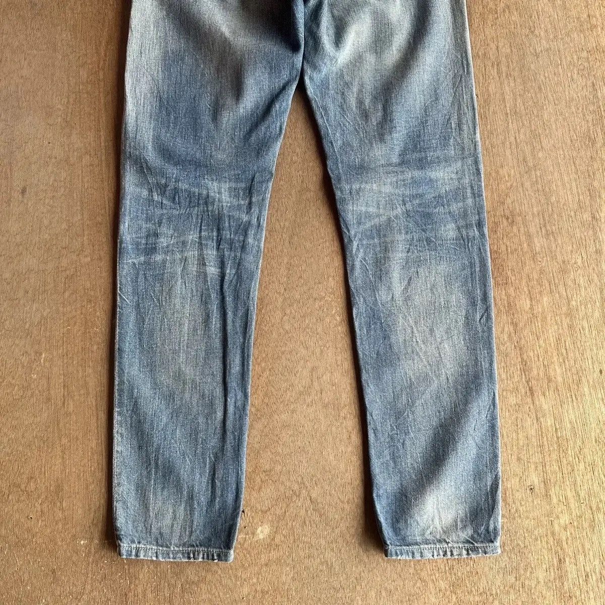 RRL Ralph Lauren THRASHED!! POLO RALPH LAUREN JEANS DISTRESSED DENIM PANTS Size US 30 / EU 46 - 14 Thumbnail