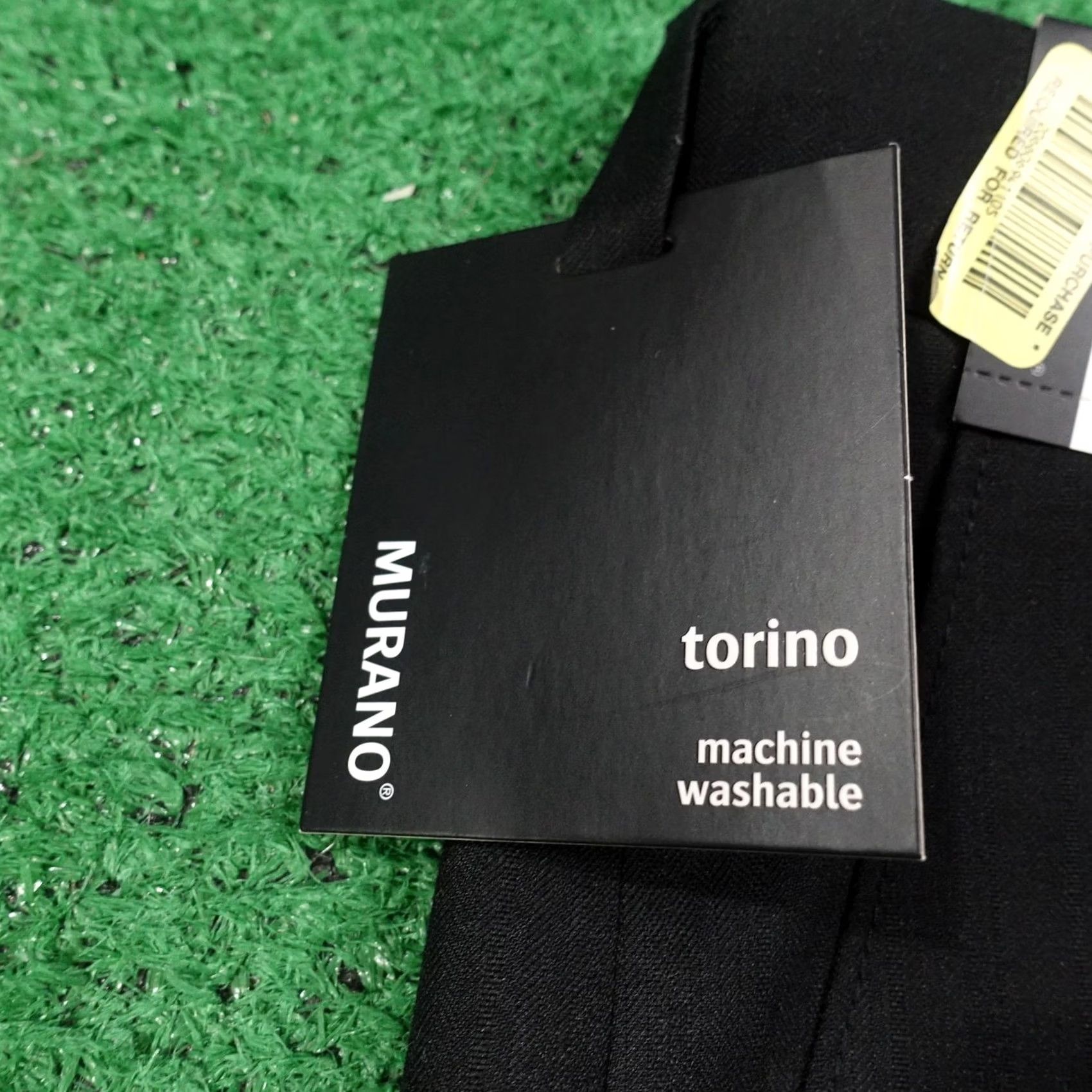 Murano Murano Pants Mens 36x29 Black Torino Dress Pants Flat Front Size US 36 / EU 52 - 4 Thumbnail