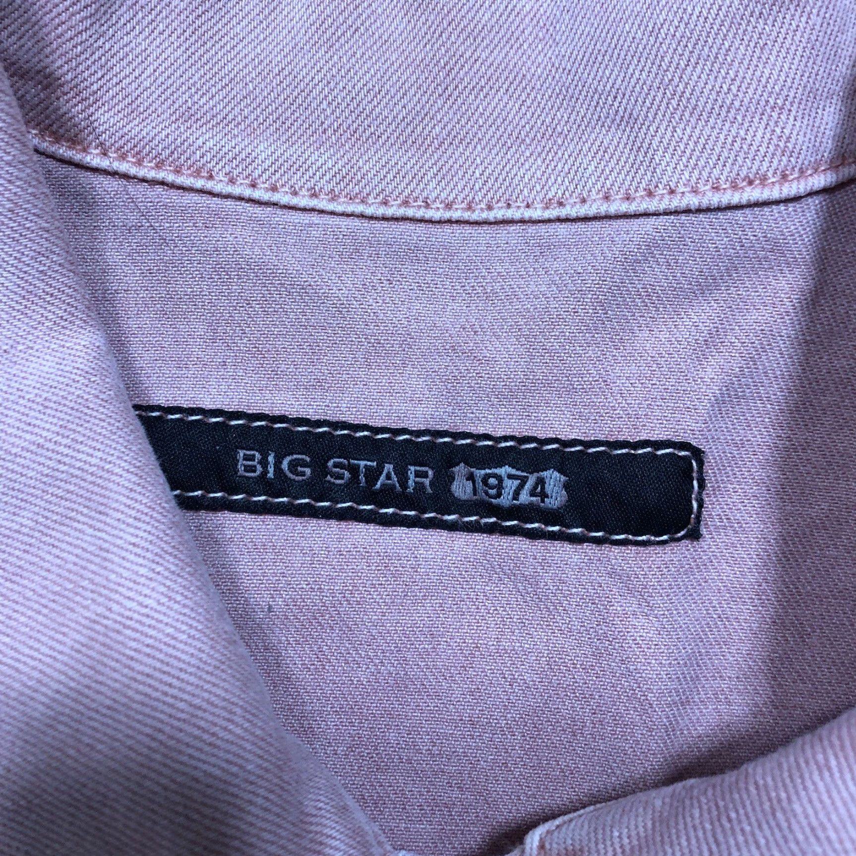 Denime Big Star Jacket Womens Medium Denim Trucker Pink Size M / US 6-8 / IT 42-44 - 3 Thumbnail