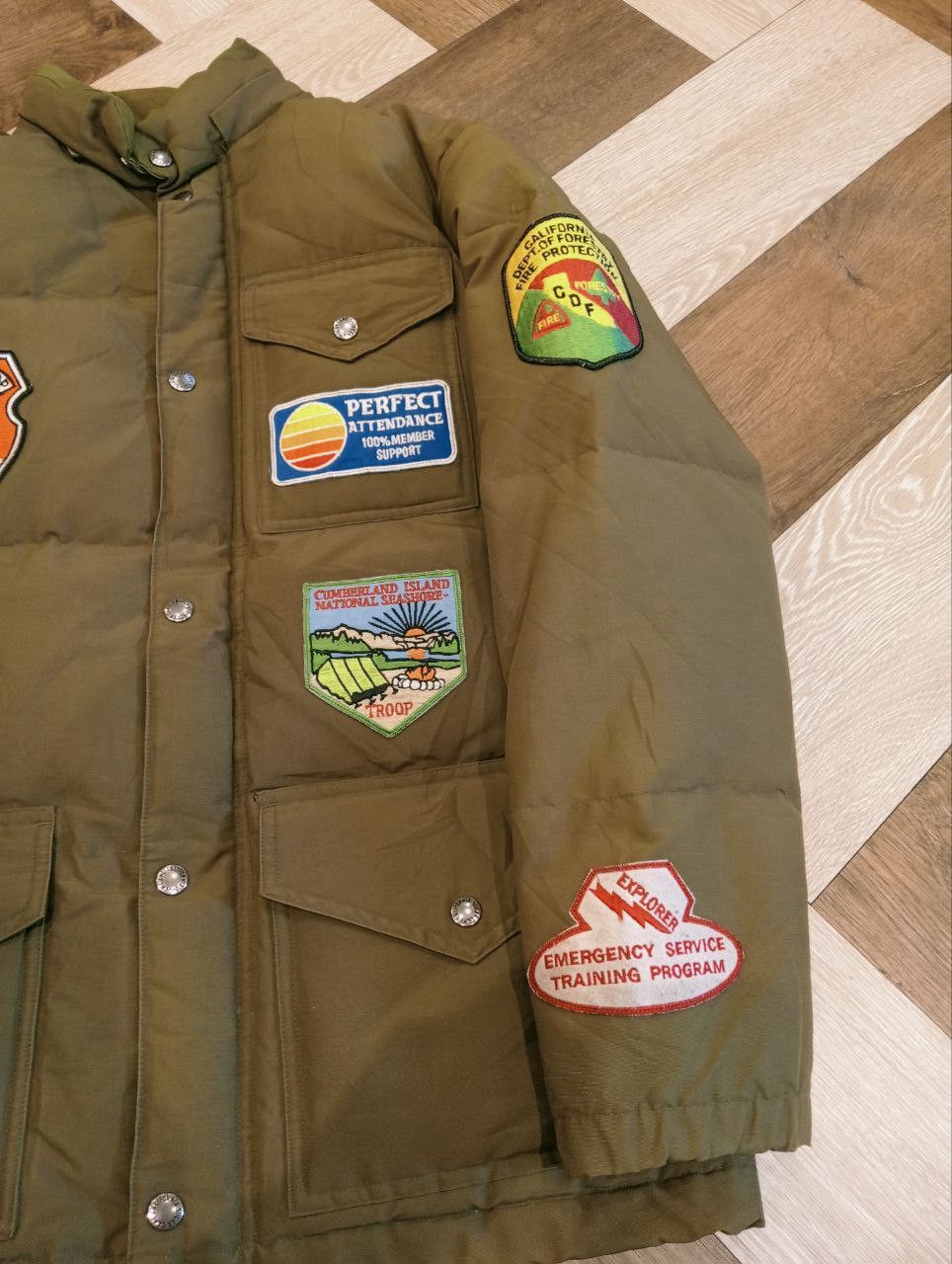 Sugar Cane SUGAR CANE PATCH DOWN JACKET - SIZE M Size US M / EU 48-50 / 2 - 8 Thumbnail