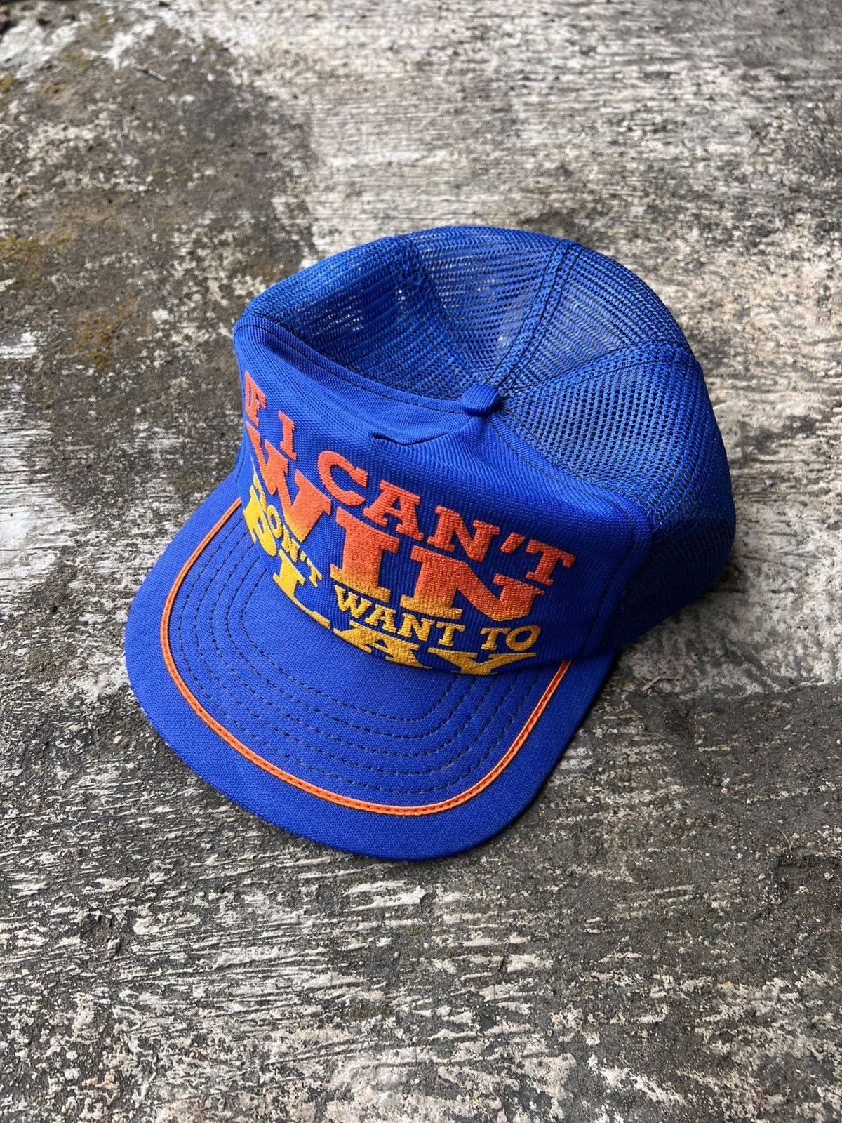 Vintage Vintage Humor Hat If I Can’t Win Size ONE SIZE - 2 Thumbnail