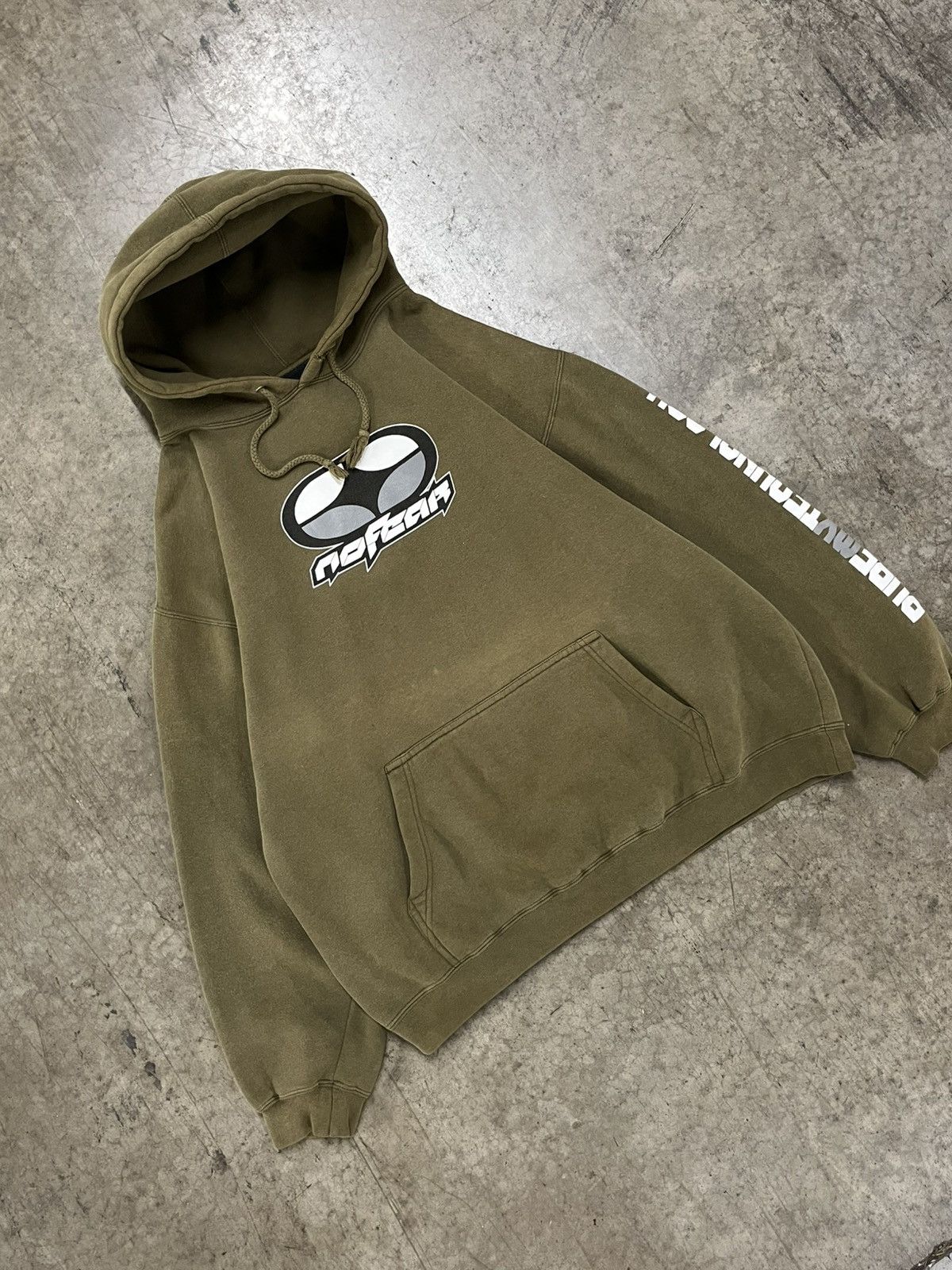 No Fear No fear y2k skater hoodie rare faded greece boxy streetwear Size US XL / EU 56 / 4 - 1 Thumbnail