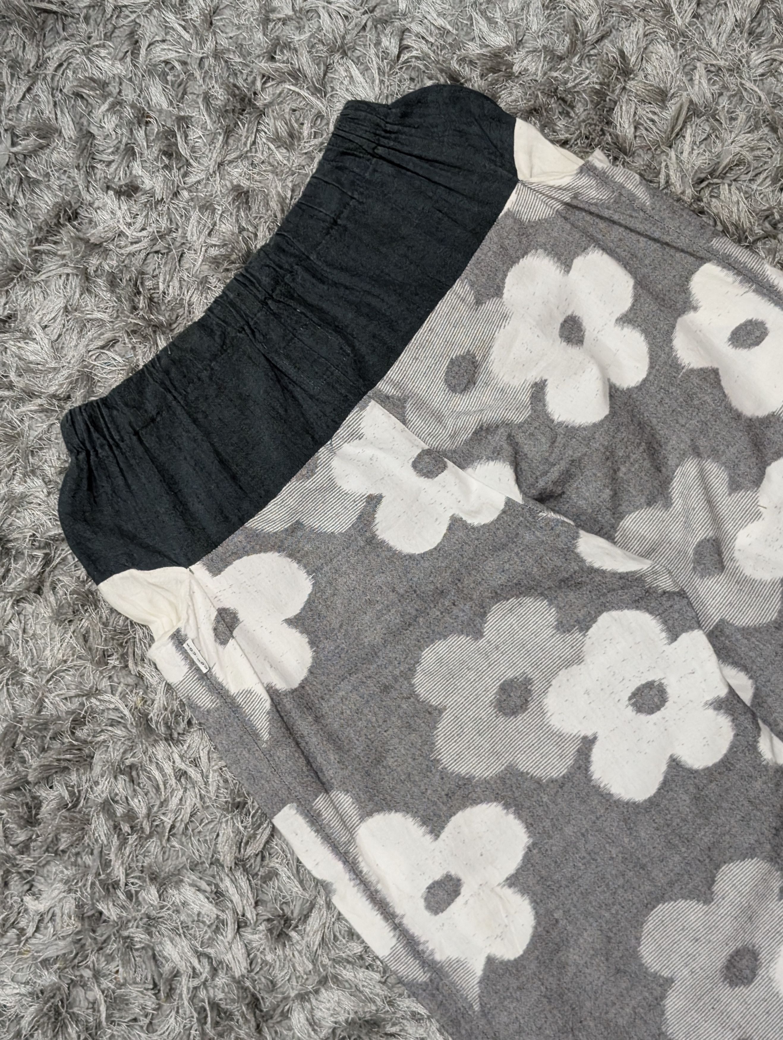 SOU SOU Katsuji Wakisaka Sou Sou Wide Leg Floral Pants Relax Trouser Size 27" / US 4 / IT 40 - 5 Thumbnail