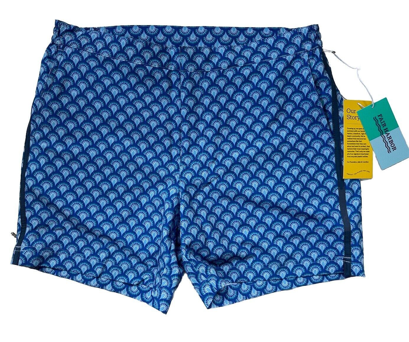 Designer Fair Harbor Sextant swim trunk 32 blue art deco geometric 6 Size US 32 / EU 48 - 1 Thumbnail