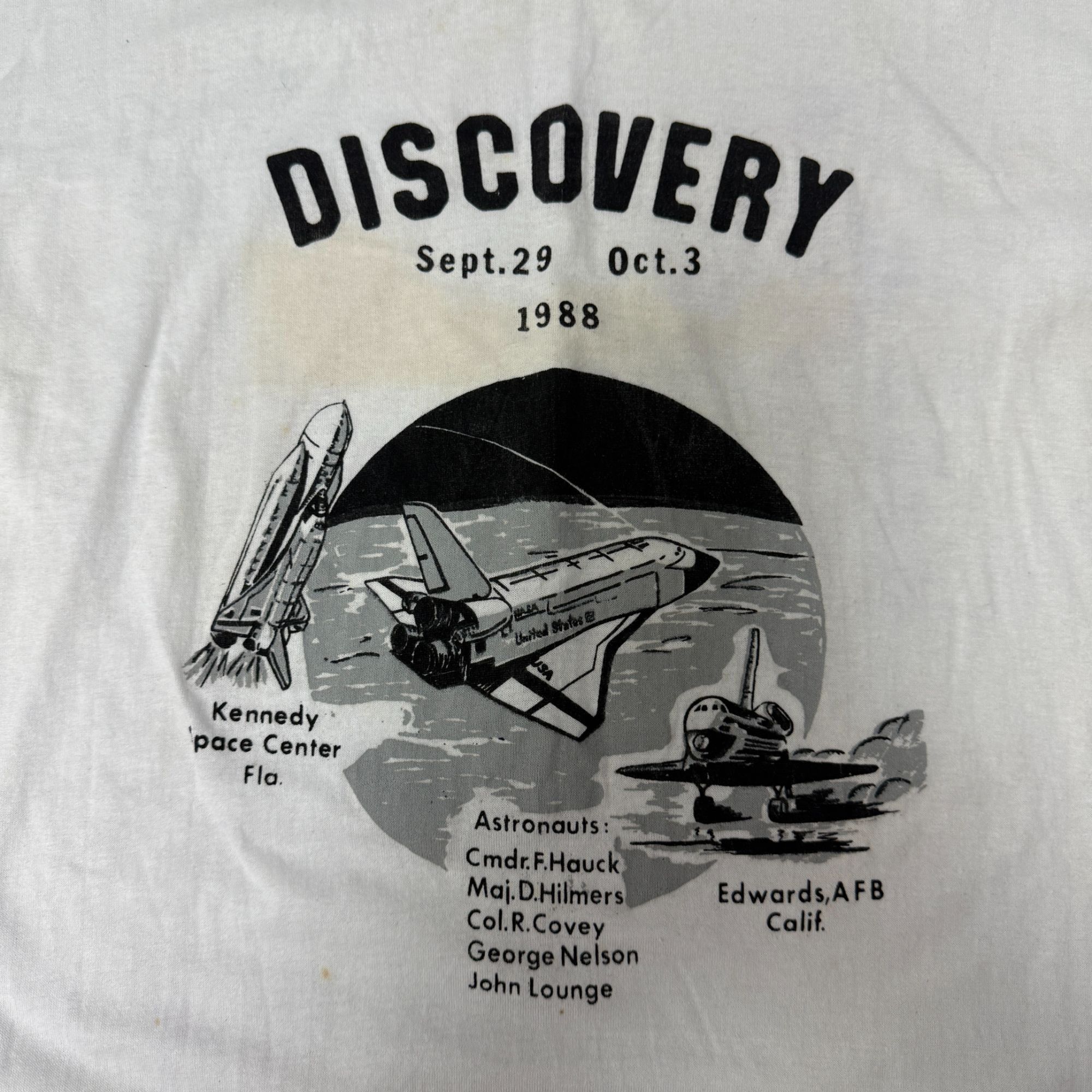 Other Discovery 1988 Kennedy SPACE CENTER Astronauts Shuttle 50/50 Size US XL / EU 56 / 4 - 2 Thumbnail