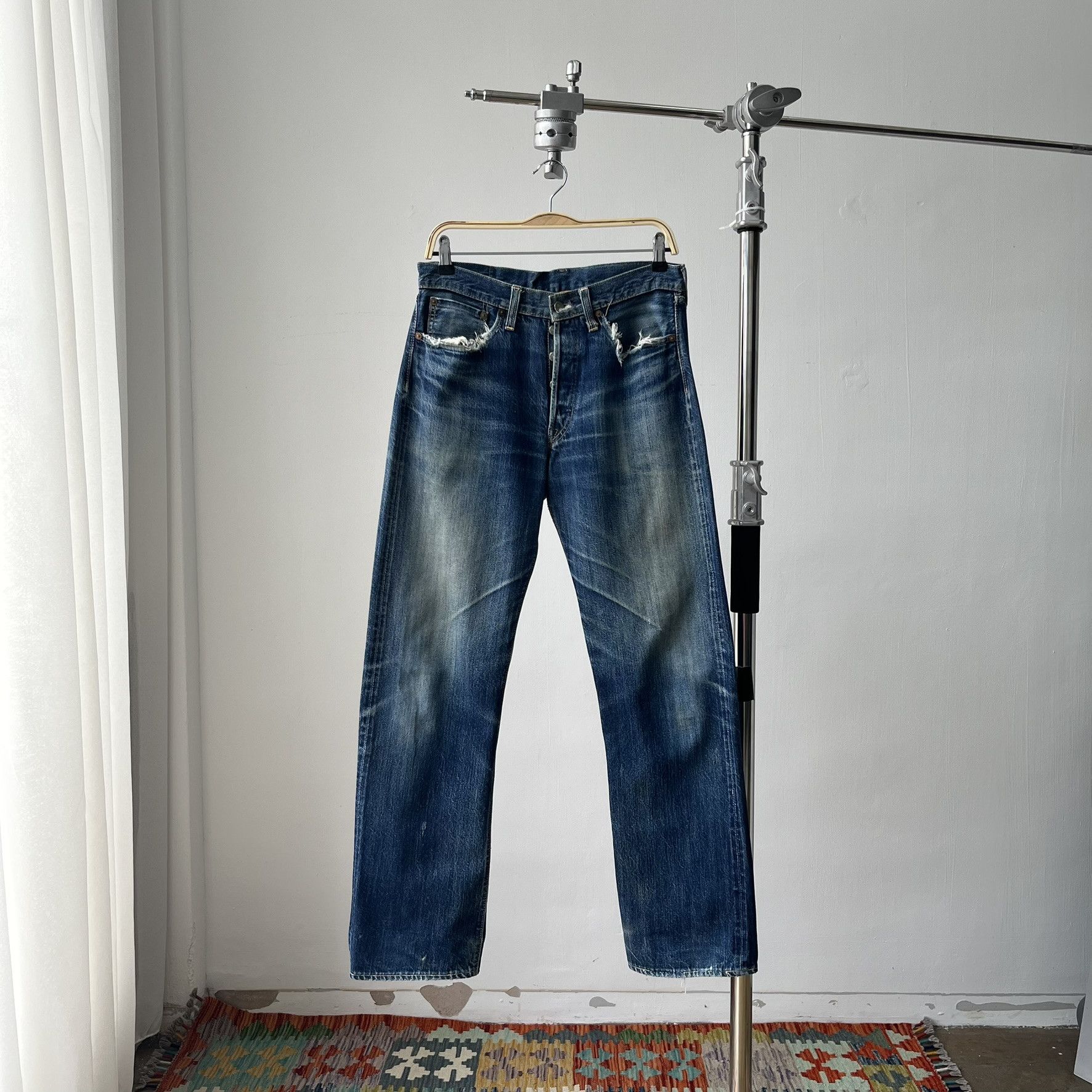 The Real McCoy's Joe McCoy 991bk black denim size 30 | Grailed