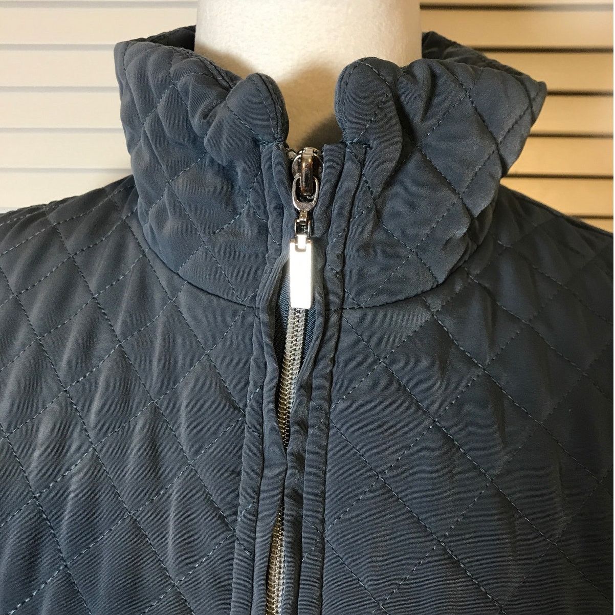 Worthington Worthington Blue High Neck Long Sleeve Puffer Jacket M Size L / US 10 / IT 46 - 7 Thumbnail