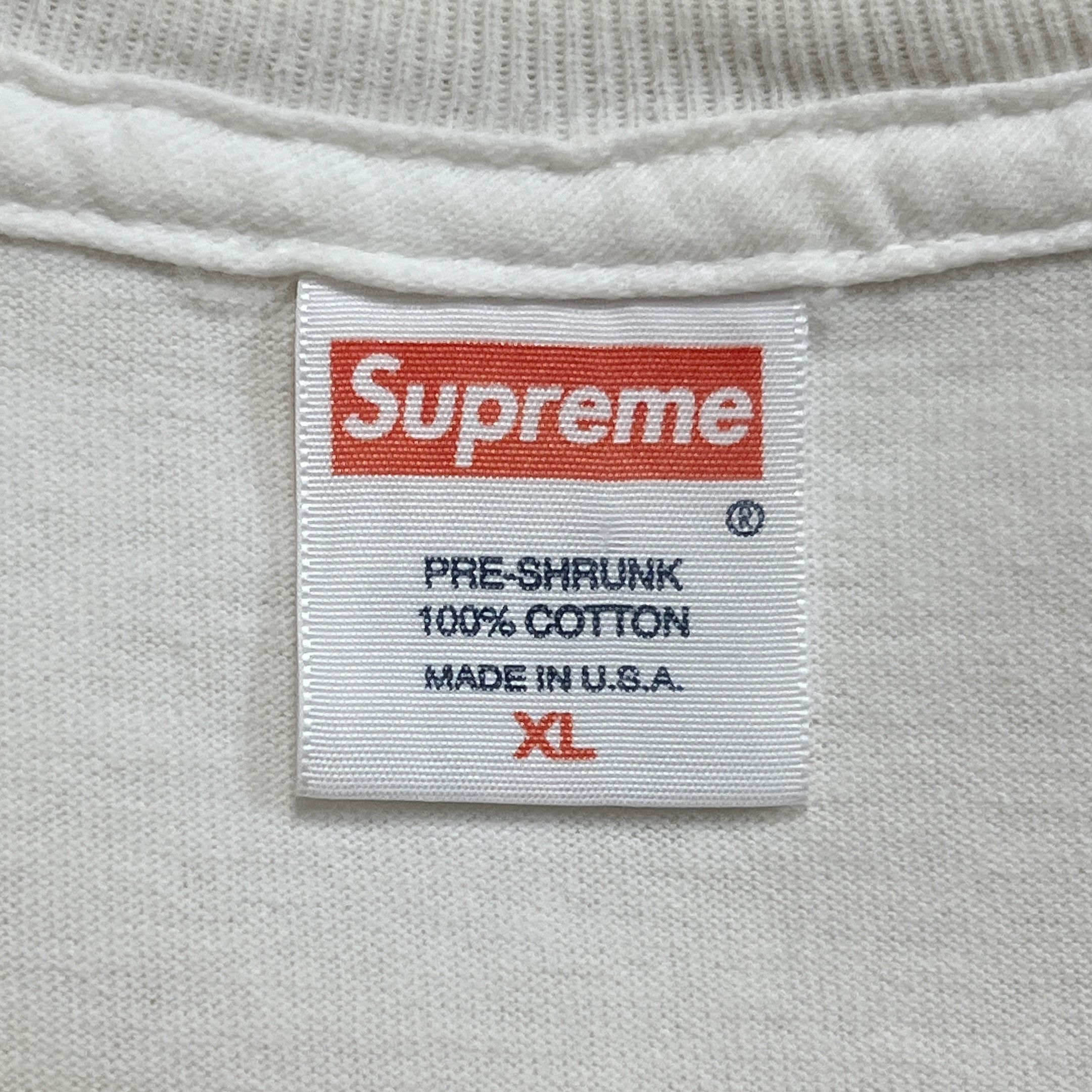 Supreme Supreme 2006 Holographic Box Logo Tee Red On White Size US XL / EU 56 / 4 - 4 Thumbnail