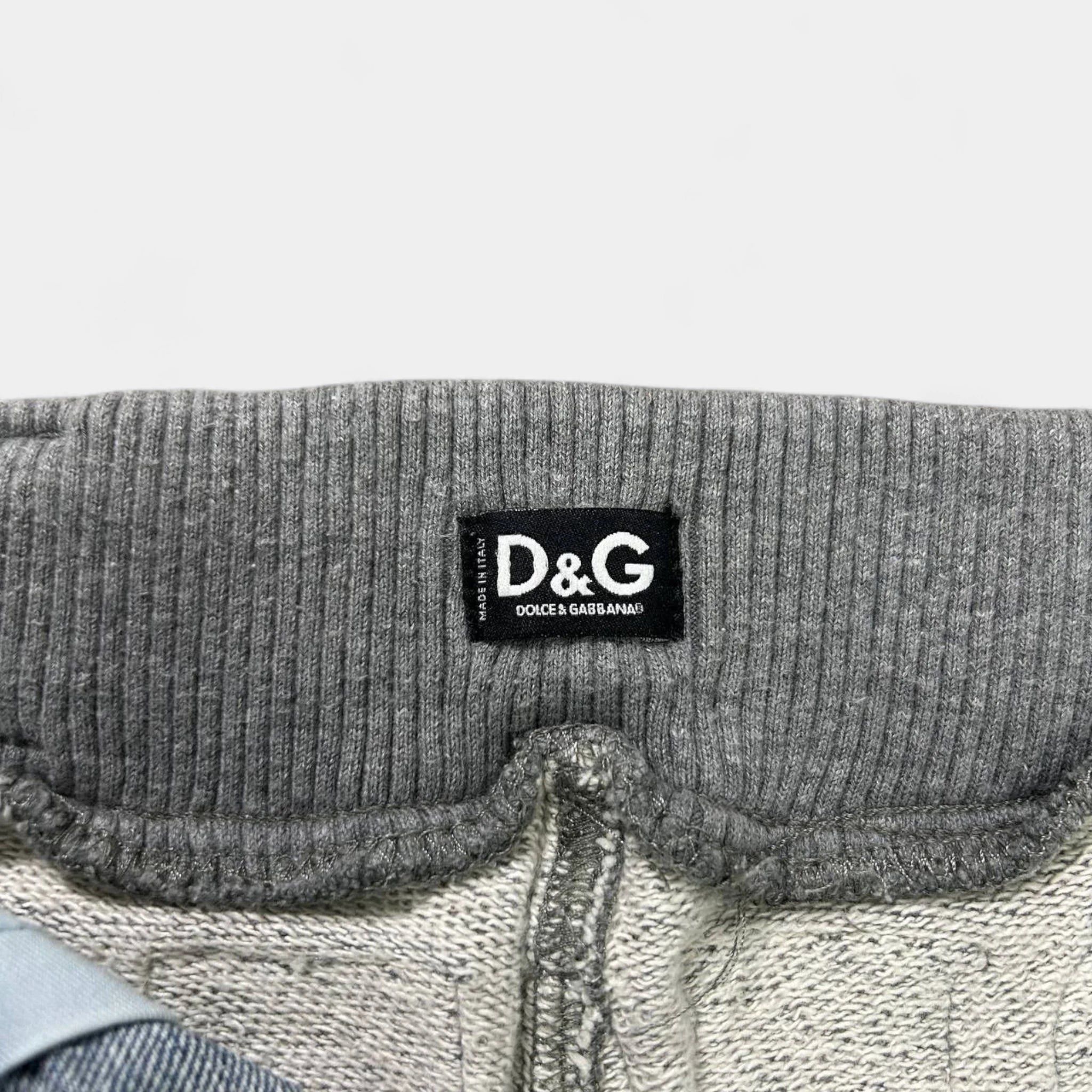 Dolce & Gabbana Dolce & Gabbana Hybrid Distressed Denim and Fleece Pants Size US 28 / EU 44 - 4 Thumbnail