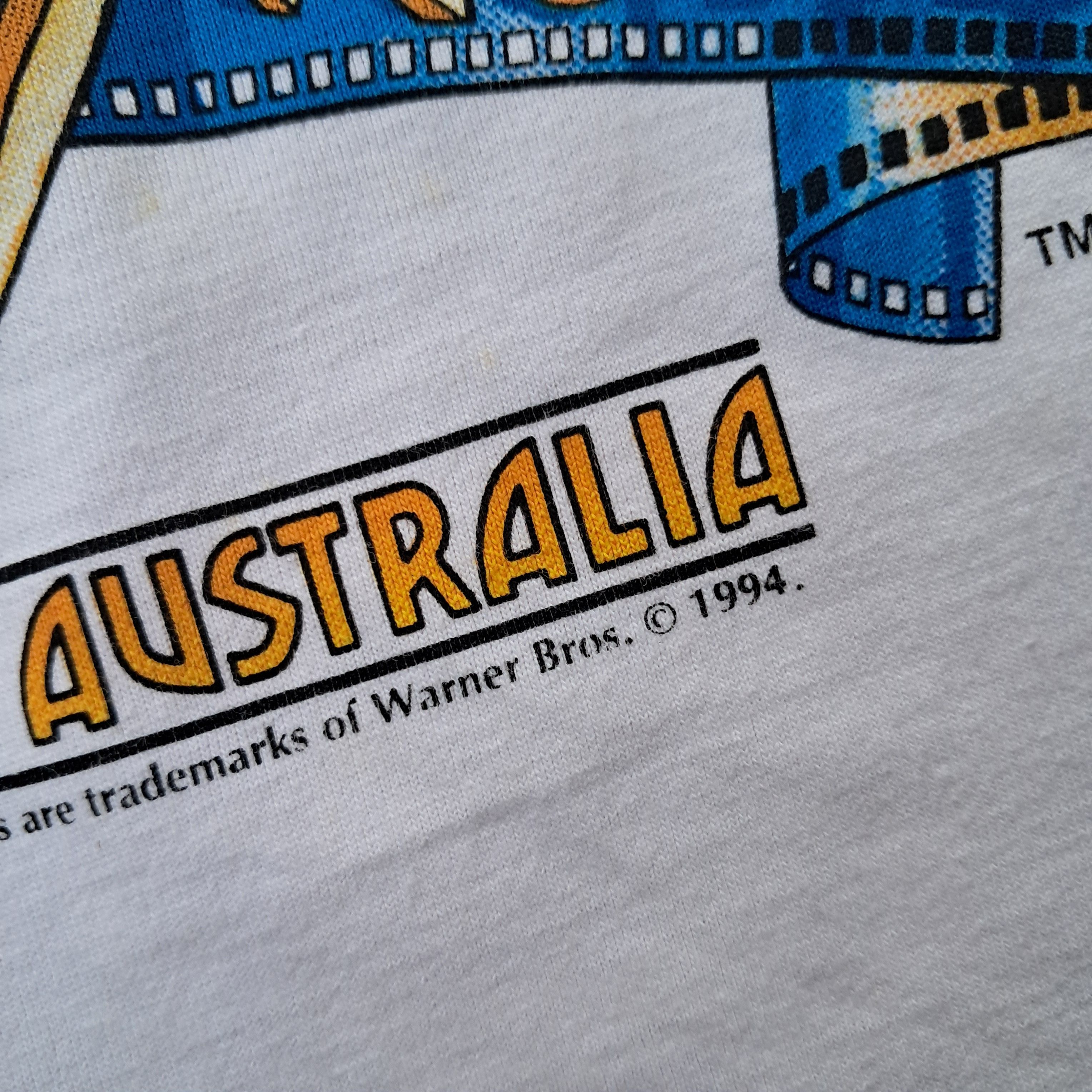 Warner Bros Vintage Tee Movie World WB Gold Coast Australia by WB "94 Size US M / EU 48-50 / 2 - 6 Thumbnail