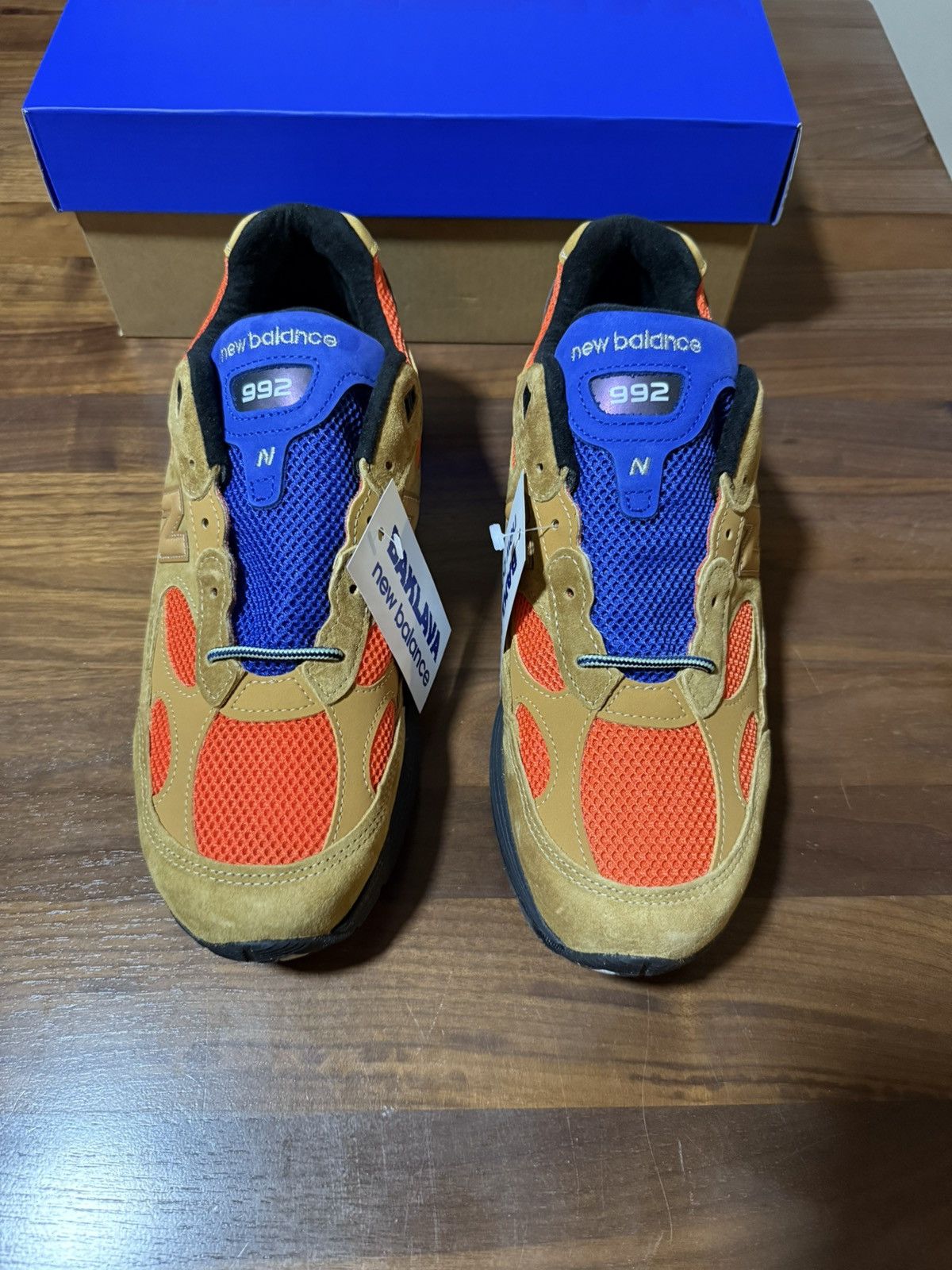 Action Bronson × New Balance New Balance x Action Bronson Made in USA 992 Tiger Eye Sz 11 Size US 11 / EU 44 - 4 Thumbnail