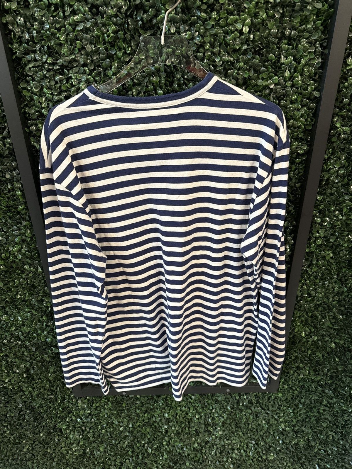 Comme des Garcons Blue/white long sleeve shirt Size US XXL / EU 58 / 5 - 1 Thumbnail