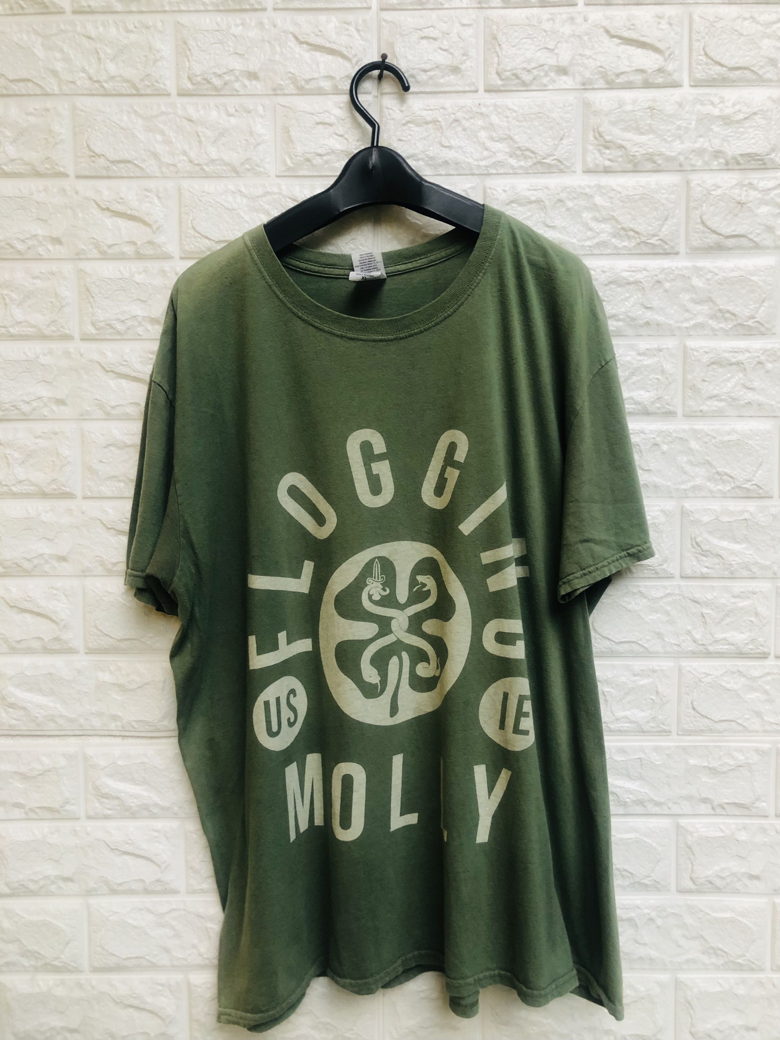 Vintage Flogging Molly Ska Punk Japn Designer Fashion Style