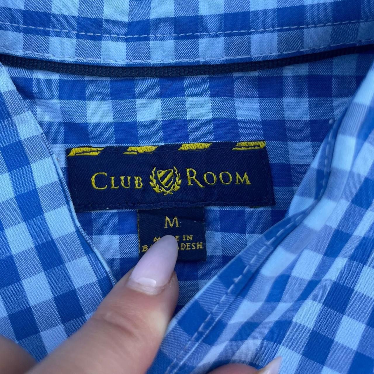 Club Room Club room Blue and white checkered lbutton down shirt sz M Size US M / EU 48-50 / 2 - 4 Thumbnail