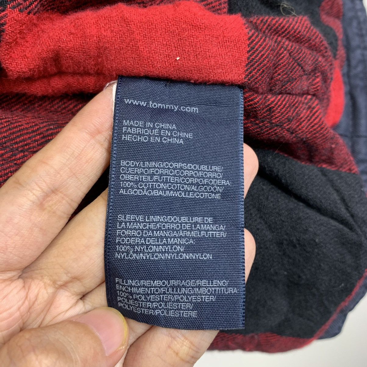 Tommy Hilfiger × Vintage Vintage Tommy Hilfiger Button Heavy Jacket Size US XXL / EU 58 / 5 - 7 Thumbnail