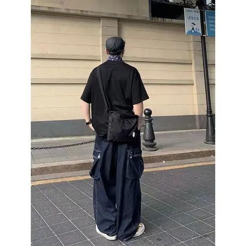 Japanese Brand × Jean Vintage Street Loose Pocket Cargo Jeans Size US 32 / EU 48 - 4 Thumbnail