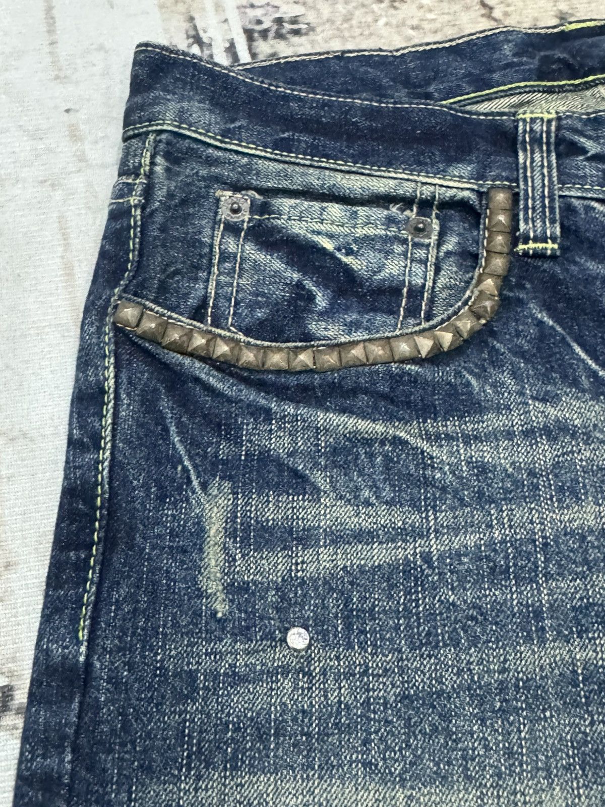 Hysteric Glamour HYSTERIC GLAMOUR- distress swarovky studd jeans Size US 30 / EU 46 - 6 Thumbnail