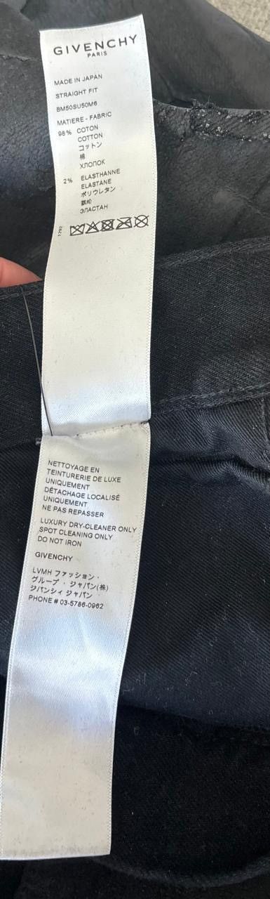 Givenchy Givenchy Crackled Painted Jeans Size US 30 / EU 46 - 6 Thumbnail