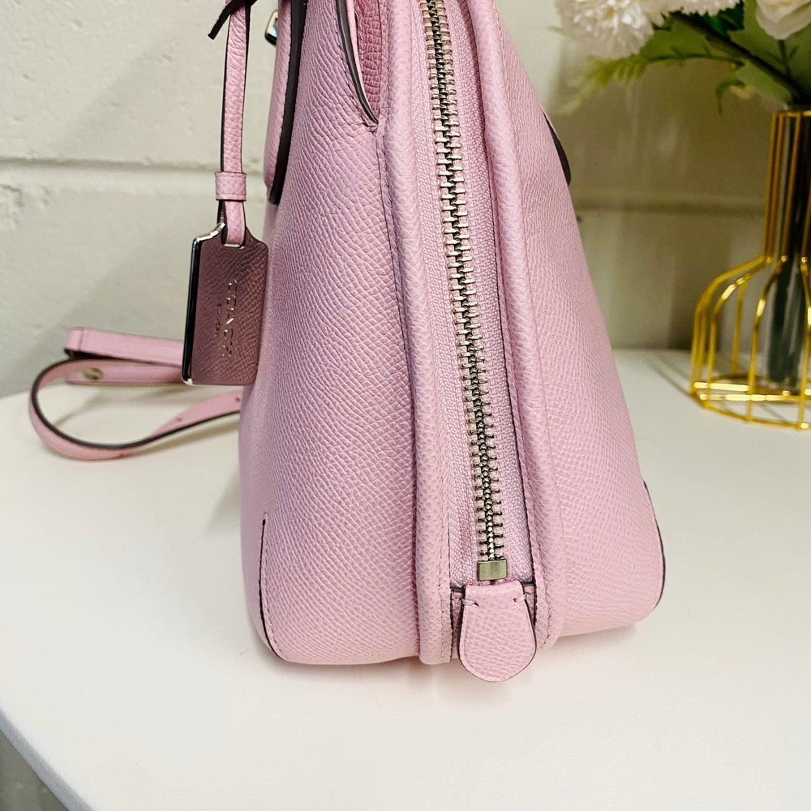 Coach Coach F34940 Mini Prince Street Satchel IN Petal Size ONE SIZE - 5 Thumbnail