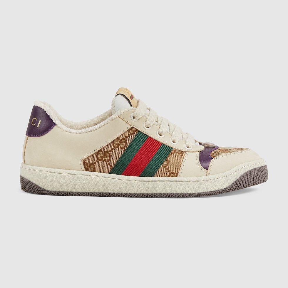 Gucci 🔥 GUCCI 🔥 Baskets Screener à motif GG pour femme Size US 7 / IT 37 - 1 Thumbnail