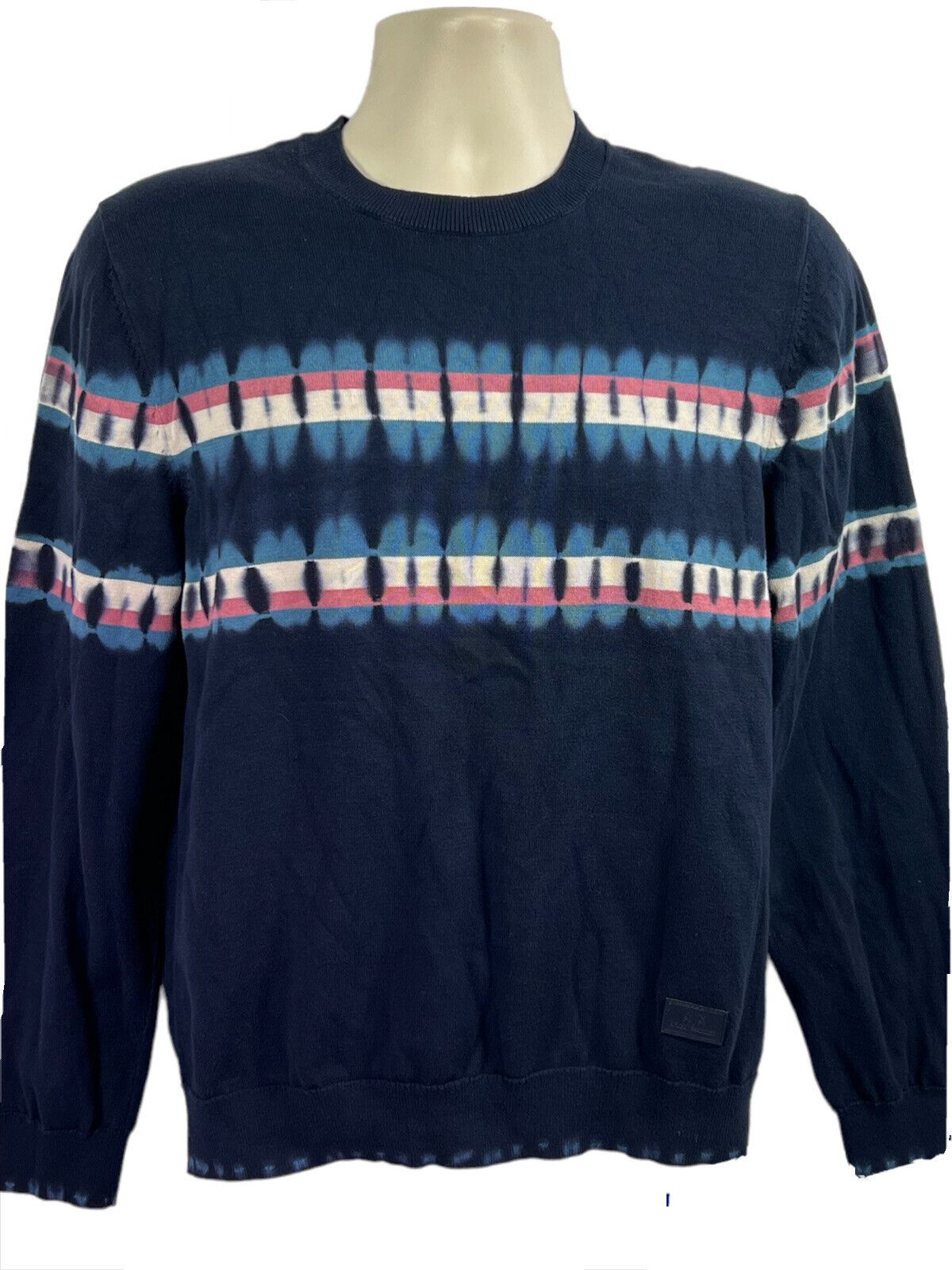 Armani Exchange Armani Exchange AIX tie dye knit pullover sweater mens L Size US L / EU 52-54 / 3 - 1 Thumbnail