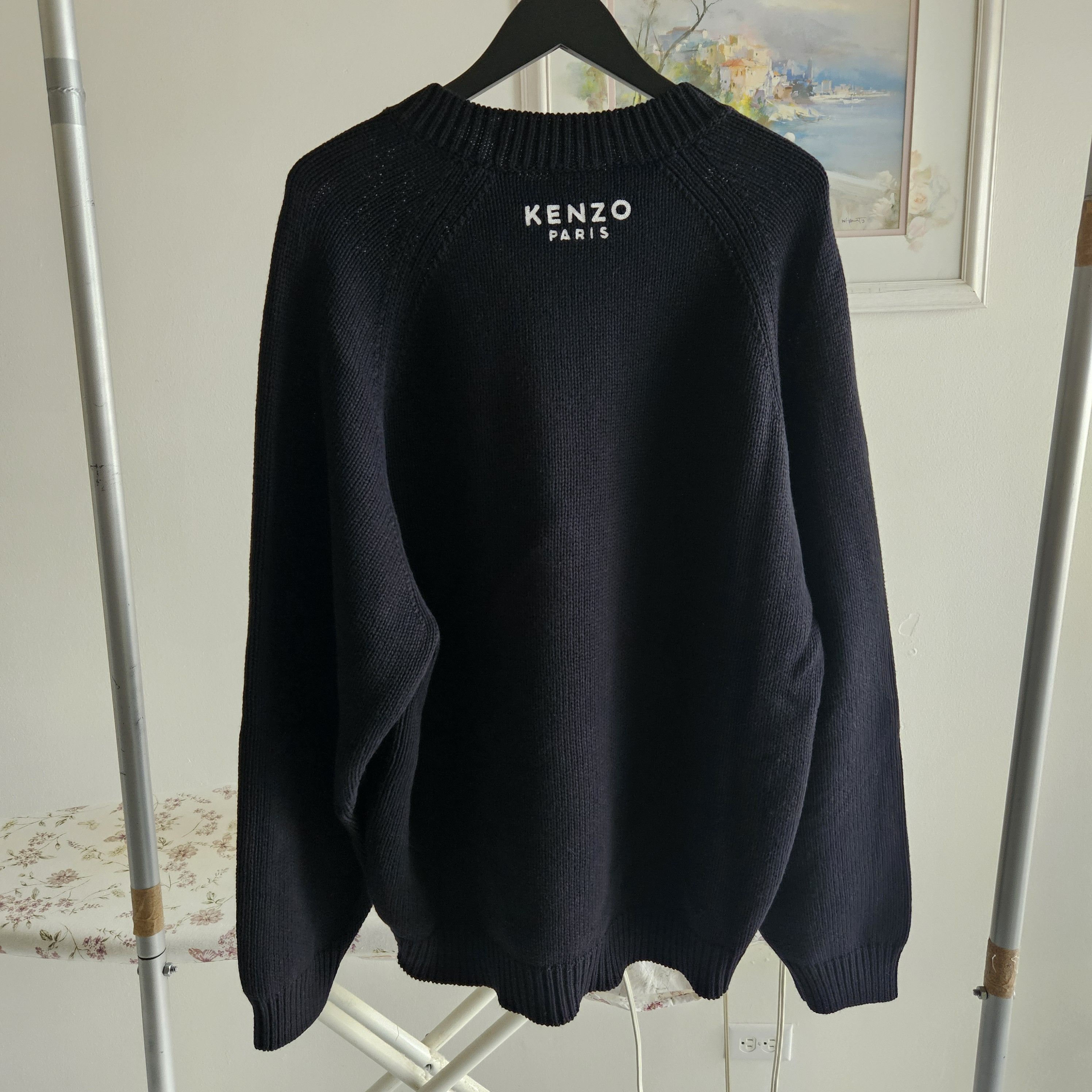 Kenzo Kenzo Black Boke Flower Sweater Size US L / EU 52-54 / 3 - 3 Thumbnail