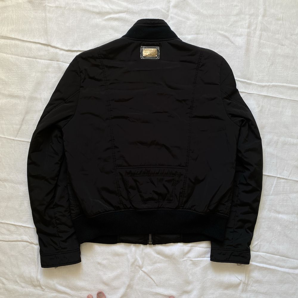 Dolce & Gabbana Dolce & Gabbana Nylon Biker Bomber Jacket Size US XL / EU 56 / 4 - 2 Thumbnail