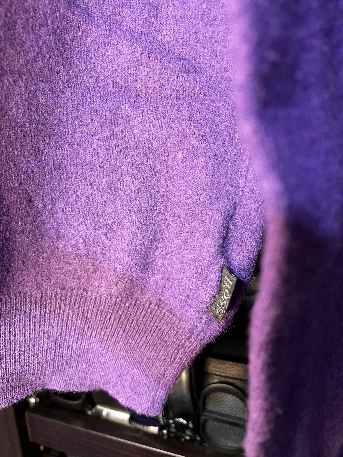 Hugo Boss Hugo Boss Wool Sweater - Purple. Size L Size US L / EU 52-54 / 3 - 3 Thumbnail