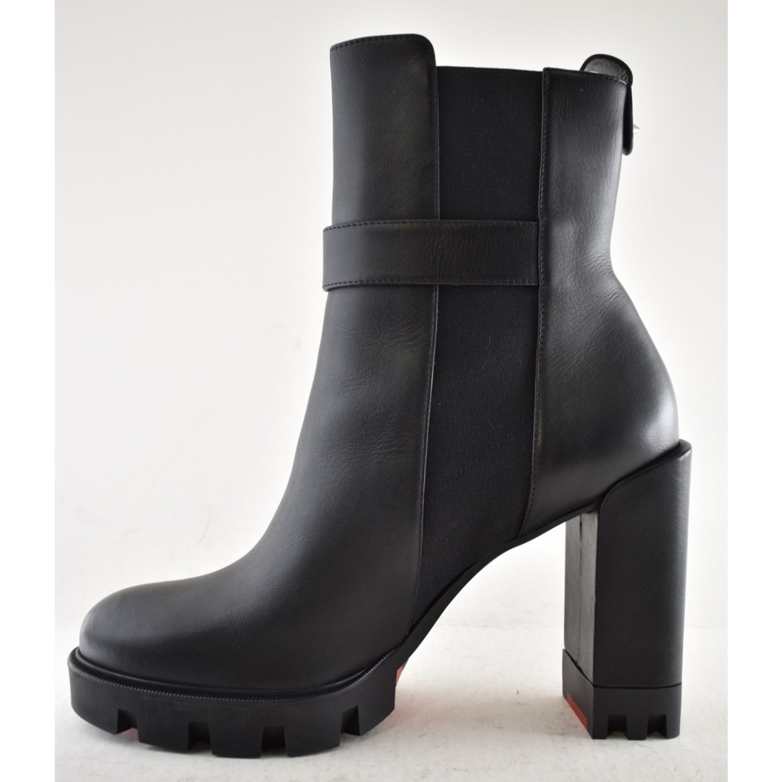 Christian Louboutin Christian Louboutin CL Chelsea Lug 100 Leather Ankle Boot 41 Size US 10 / IT 40 - 15 Thumbnail