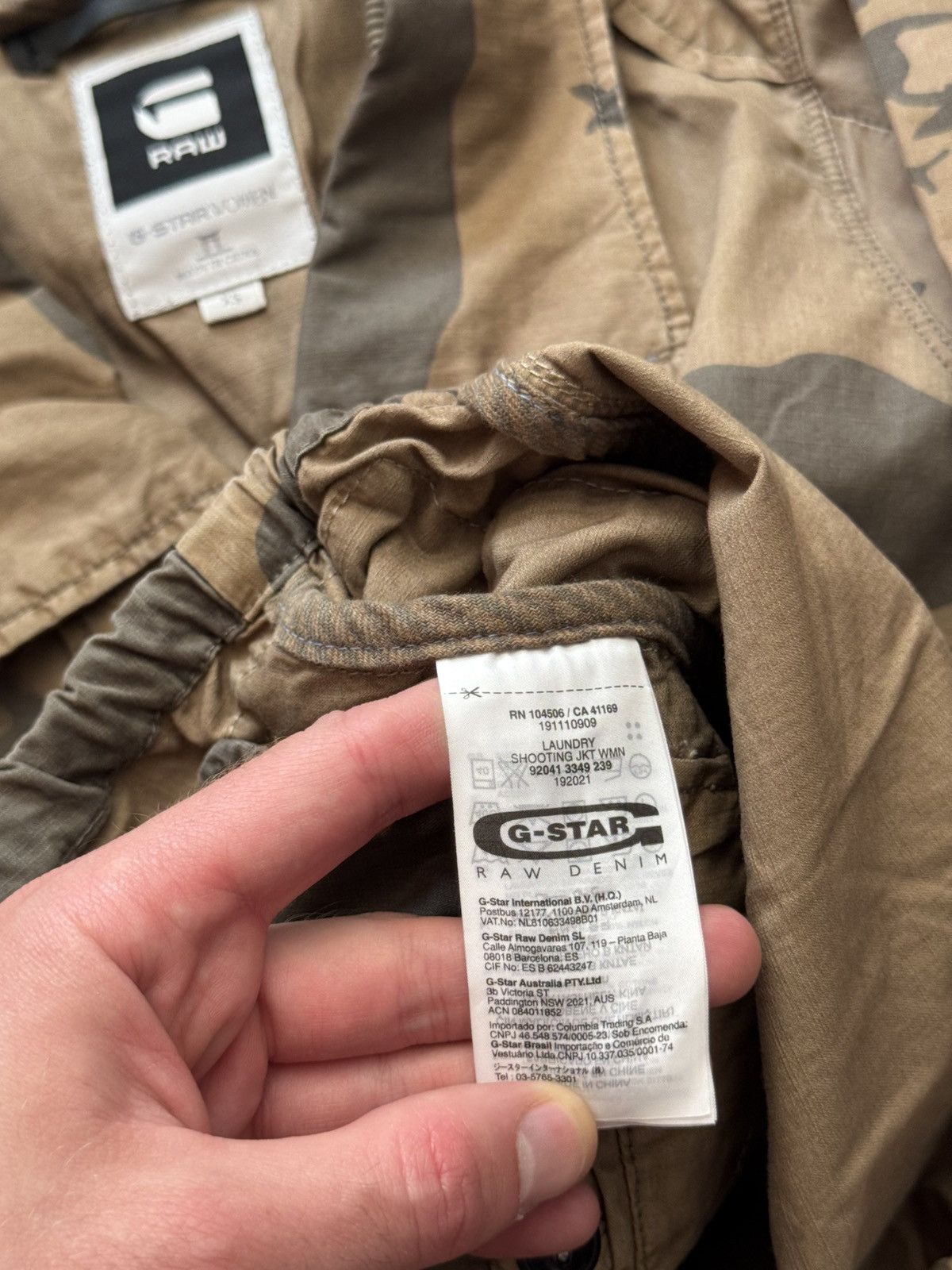 G-Star G-Star Raw Women’s Camo Japanese Jacket Size XS / US 0-2 / IT 36-38 - 9 Thumbnail