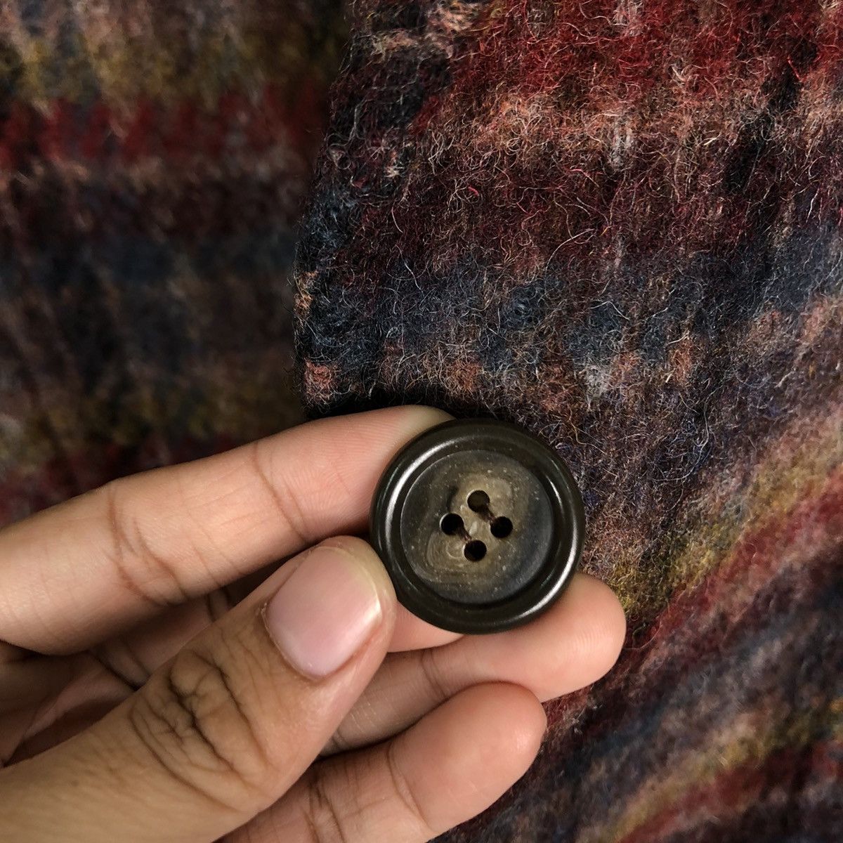 Japanese Brand Vintage Wool Jacket Double Breast Margit Brandt IsseyMiyake Size US M / EU 48-50 / 2 - 16 Thumbnail