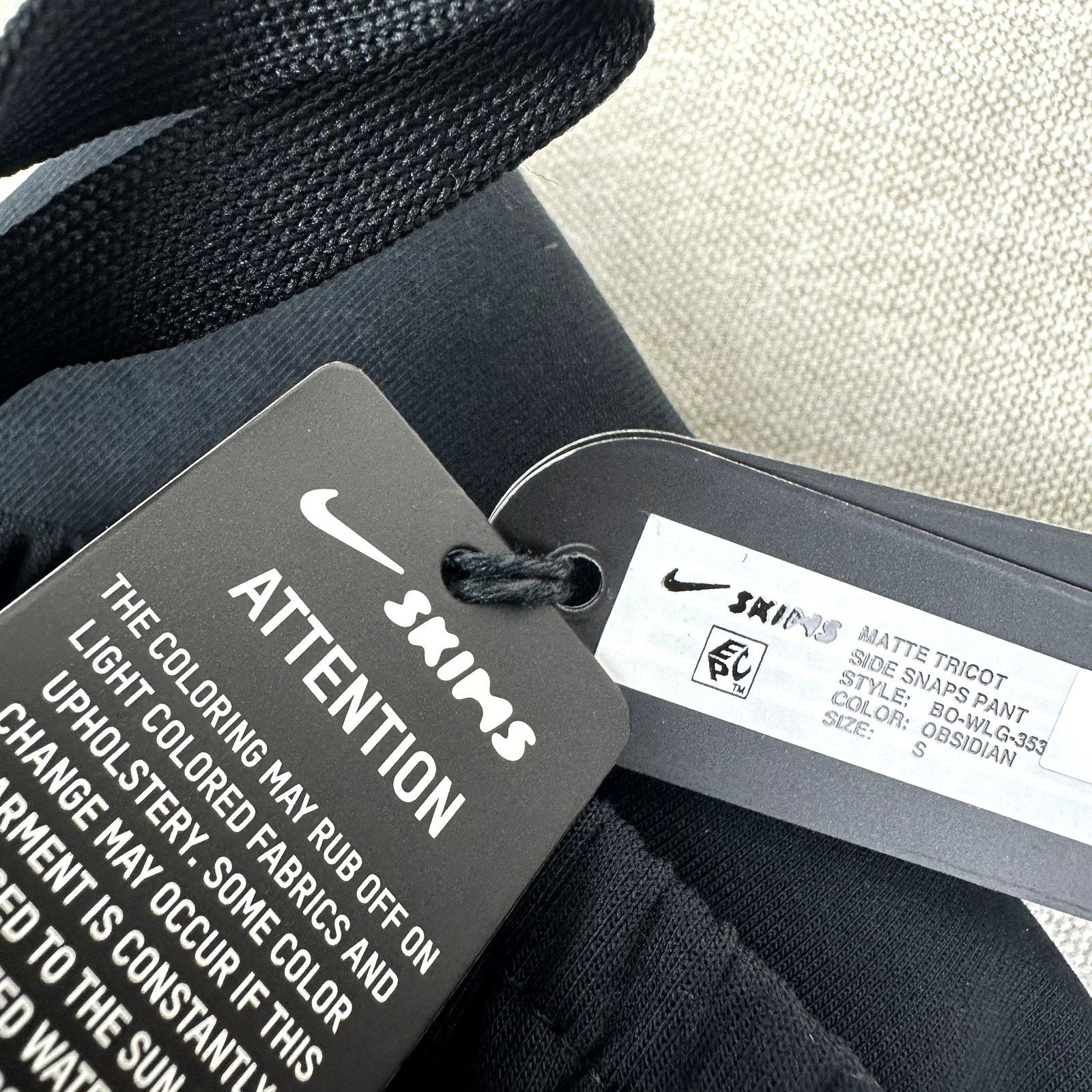 Nike Nike Skims Matte Tricot Side Snaps Pant in Obsidian Women S Size 34" / US 12 / IT 48 - 7 Thumbnail