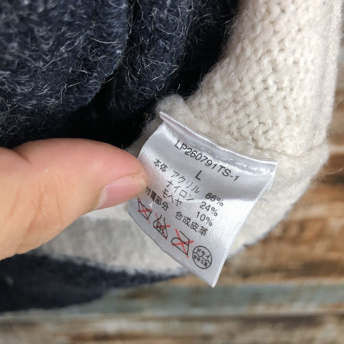 Japanese Brand × Solid and Striped DL Lepsim Stripe Black White Mohair Cardigan Knitwear #C563 Size M / US 6-8 / IT 42-44 - 12 Thumbnail