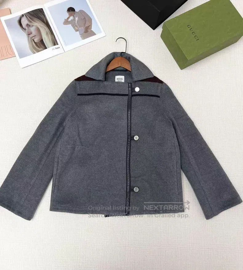 Hermes Hermes 100% cashmere coat Size XS / US 0-2 / IT 36-38 - 1 Thumbnail