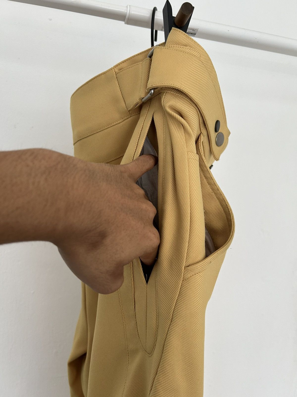 Kiko Kostadinov Ss19 tajima yellow utility trousers Size US 30 / EU 46 - 7 Thumbnail