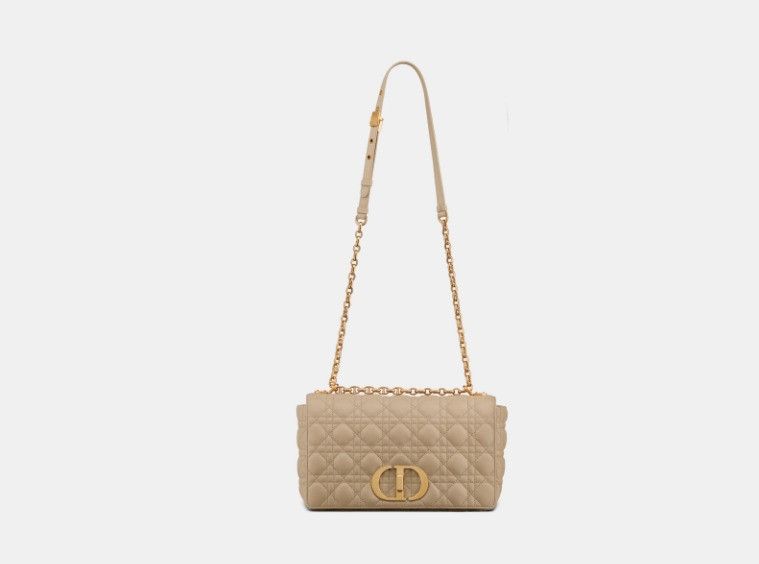 Dior o1w1db10325 Size: OS / M9243U Large Caro Bag in Beige Size ONE SIZE - 4 Thumbnail