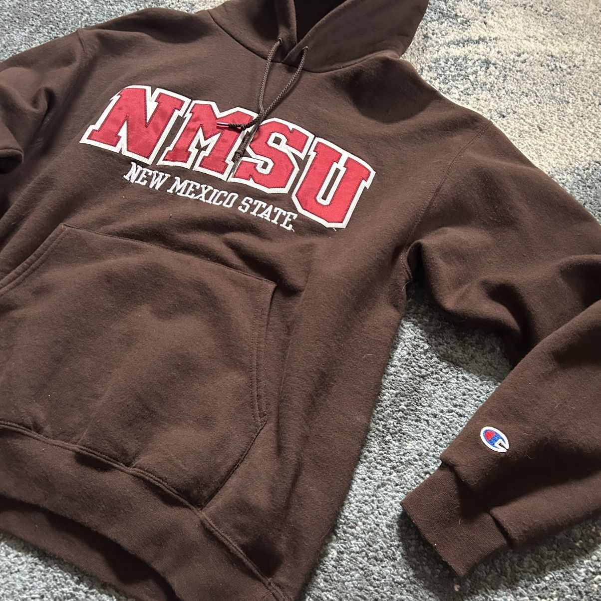 Champion NMSU BROWN BURGUNDY CREAM TACKLE TWiLL REVERSE WEAVE HOODiE Size US L / EU 52-54 / 3 - 3 Thumbnail