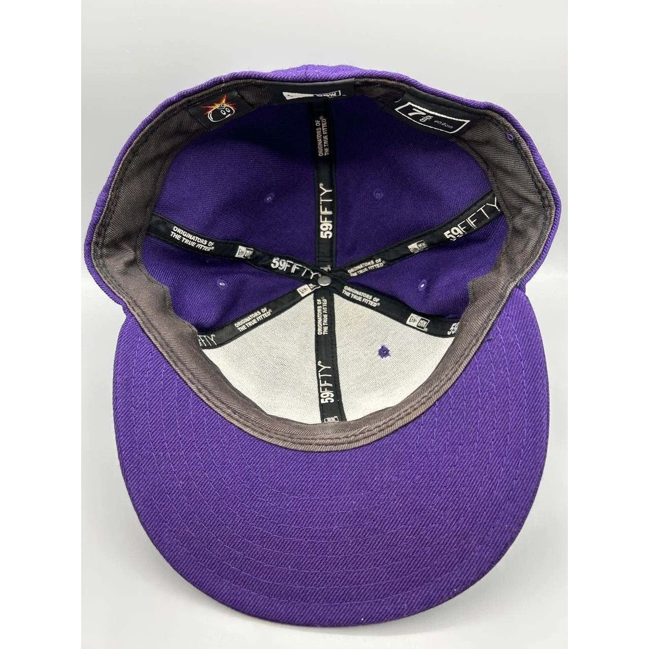 New Era The Hundreds Adam Bomb Hat Men 7 5/8 Purple MLB Fitted Wool Size ONE SIZE - 2 Thumbnail