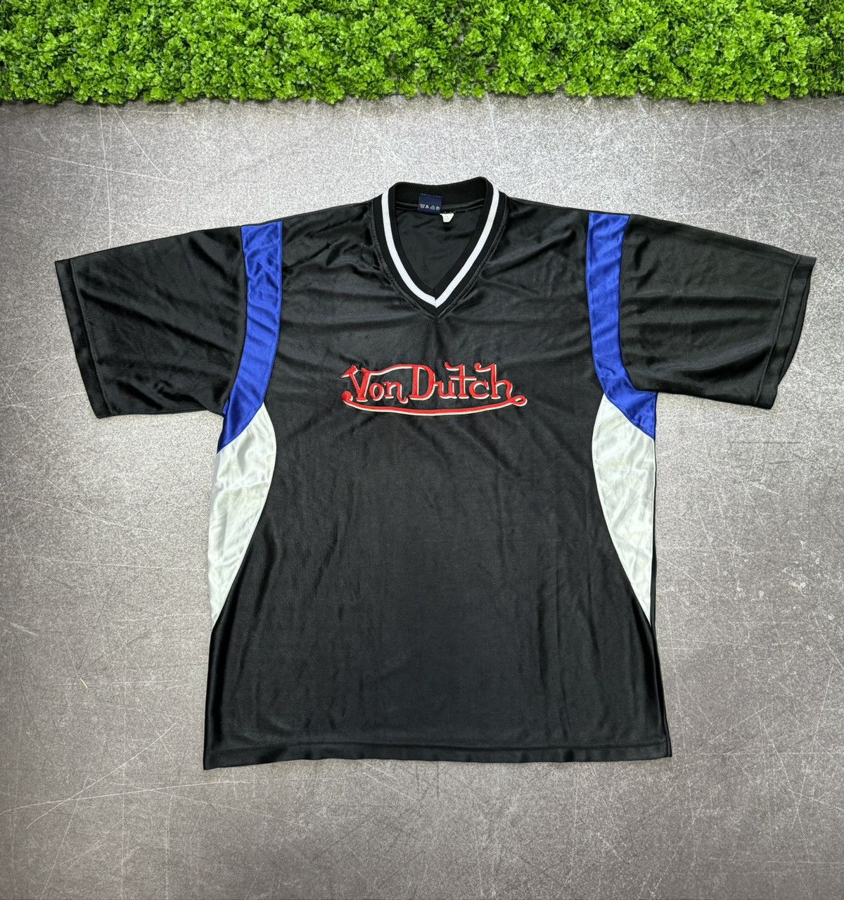 Vintage × Von Dutch Vintage 90s Von Dutch Rare Jersey T-Shirt Size US L / EU 52-54 / 3 - 1 Thumbnail