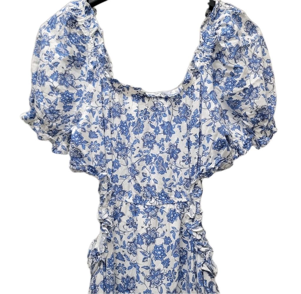 Other BY THE RIVER Women Maxi Cut-Out Cotton Linen Blend Floral Li Size S / US 4 / IT 40 - 9 Thumbnail