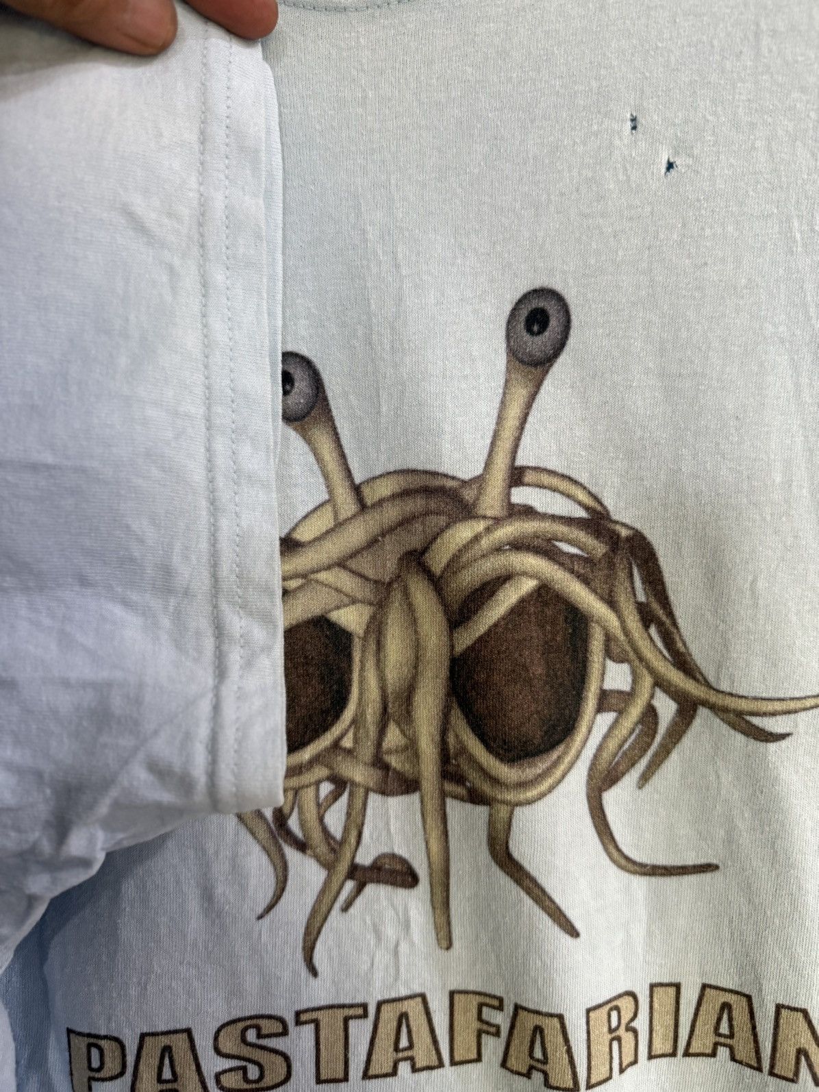 Band Tees × Vintage Vintage Pastafarian Promo Faded Tee Size US XL / EU 56 / 4 - 6 Thumbnail