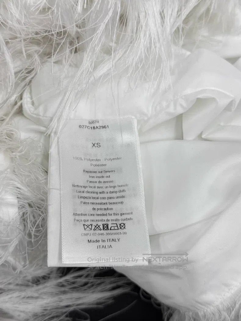 Dior Dior Show white feather windbreaker Size XS / US 0-2 / IT 36-38 - 5 Thumbnail