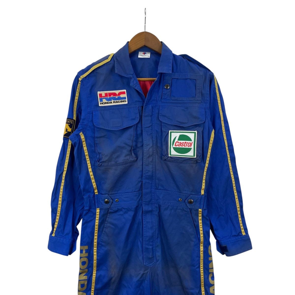 Descente × Honda Vintage 90s Honda HRC Overalls Coveralls SuitDescente Jacket Size US 36 / EU 52 - 7 Thumbnail